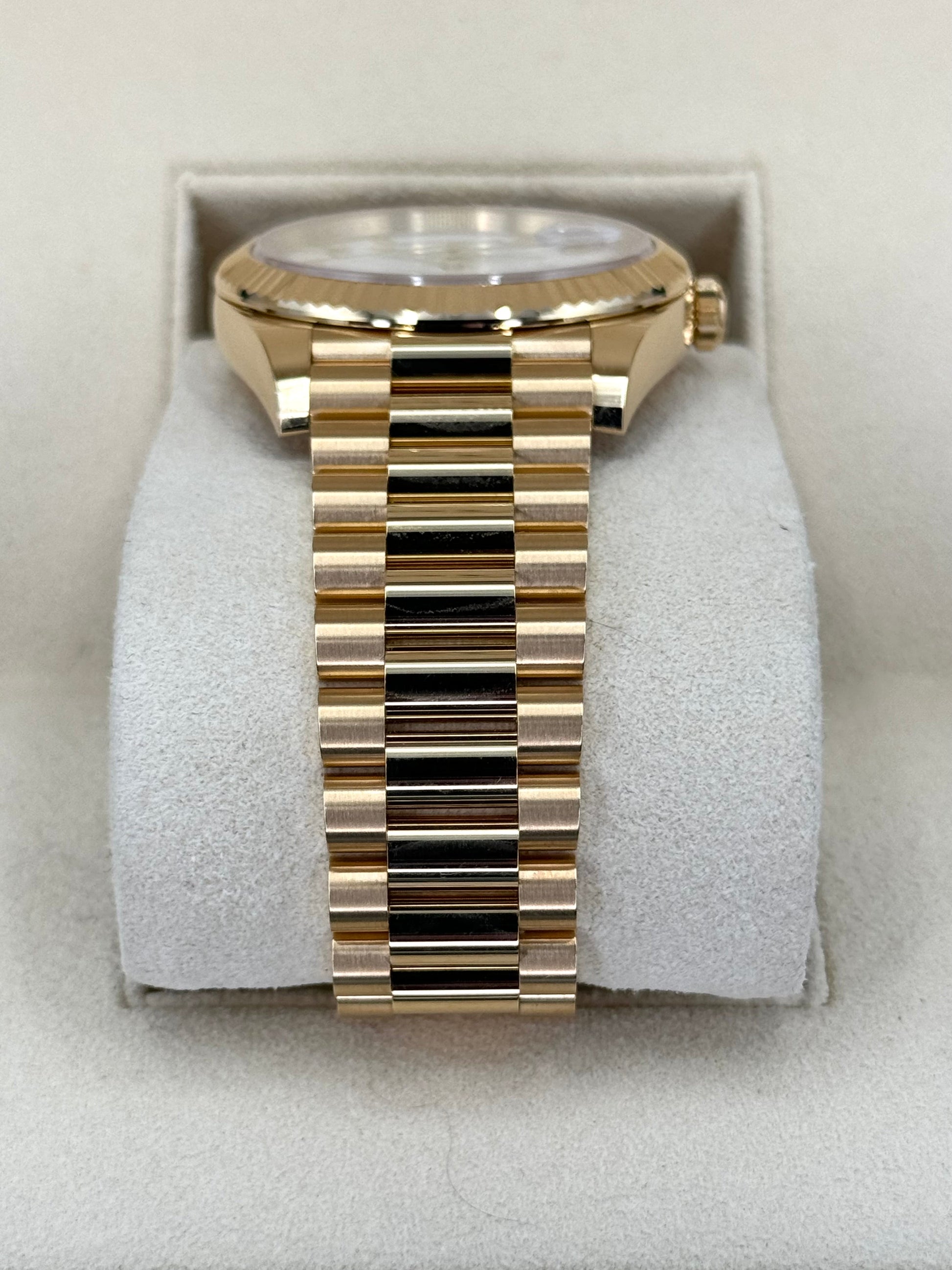 NEW 2021 Rolex Day-Date 40mm 228238 Presidential White Roman Numeral Dial - MyWatchLLC