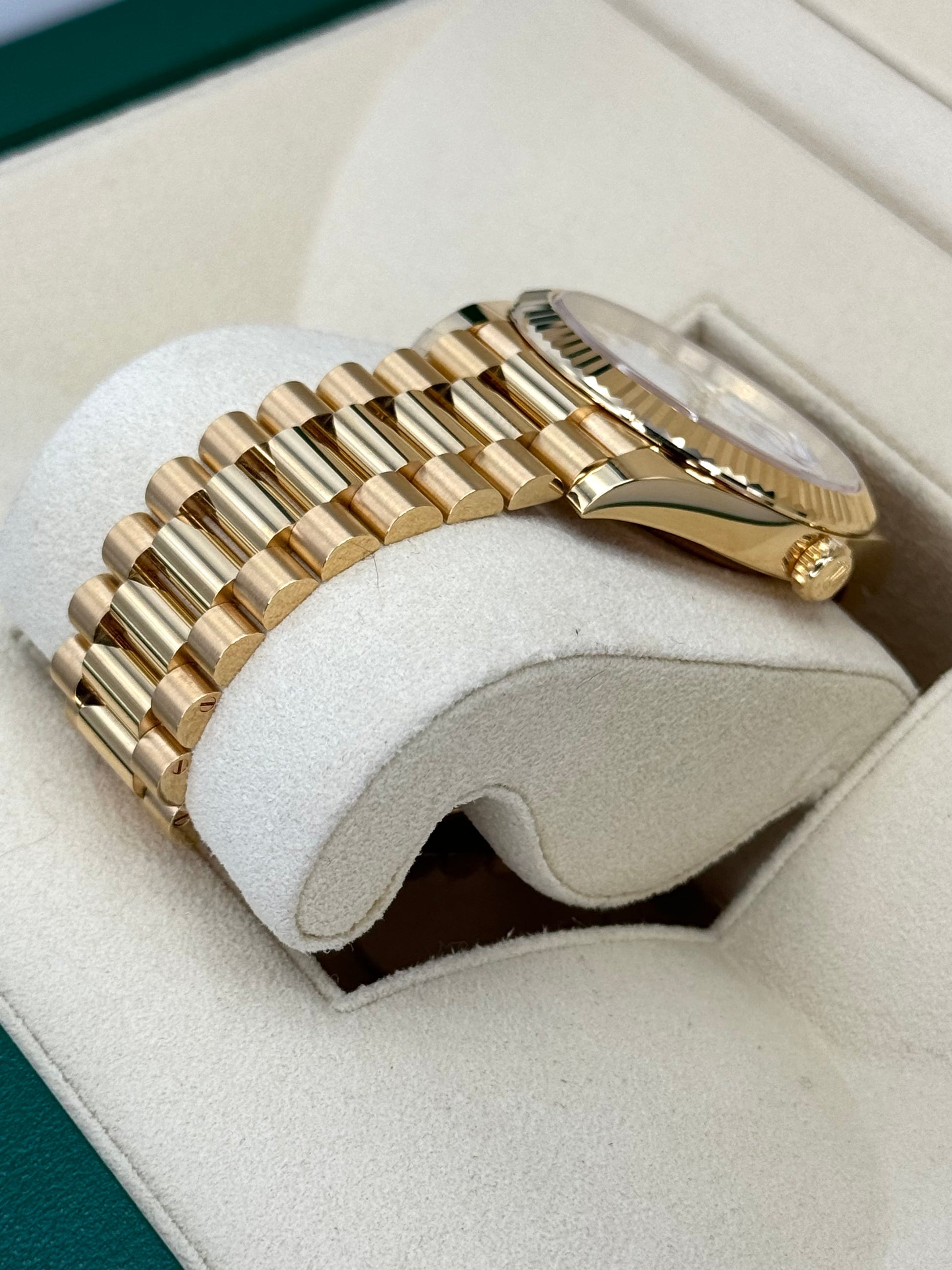 NEW 2021 Rolex Day-Date 40mm 228238 Presidential White Roman Numeral Dial - MyWatchLLC