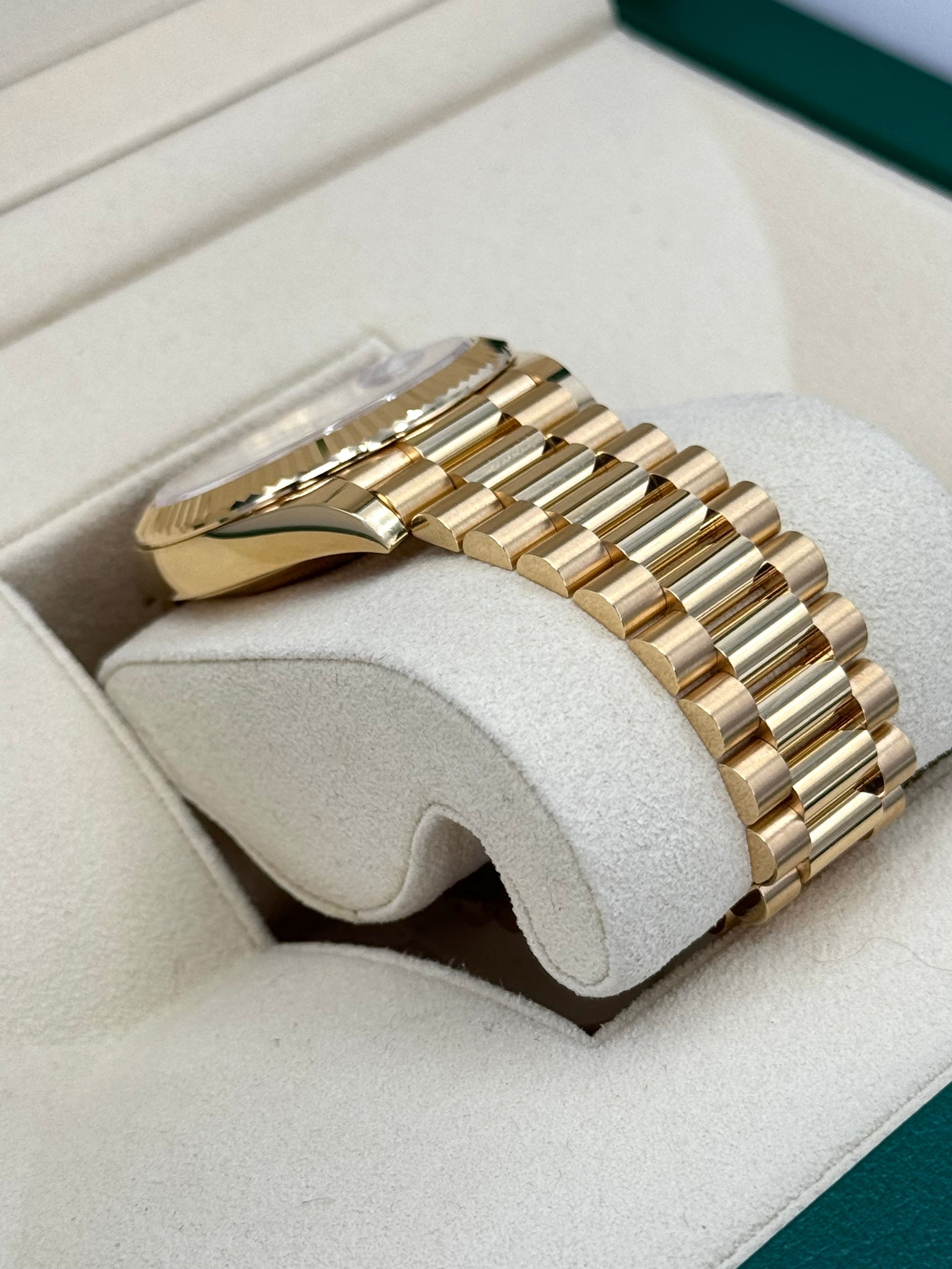 NEW 2021 Rolex Day-Date 40mm 228238 Presidential White Roman Numeral Dial - MyWatchLLC