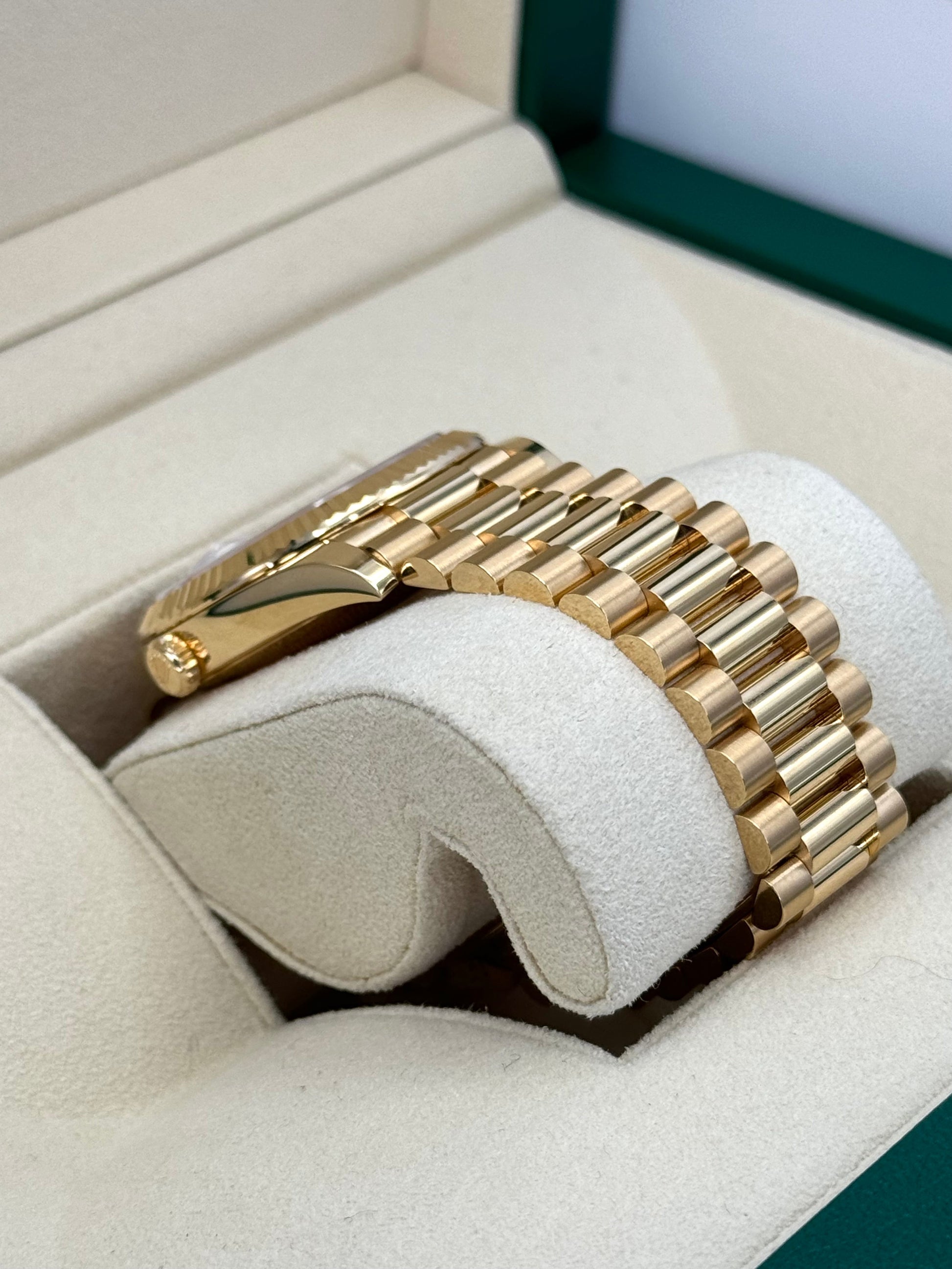 NEW 2021 Rolex Day-Date 40mm 228238 Presidential White Roman Numeral Dial - MyWatchLLC