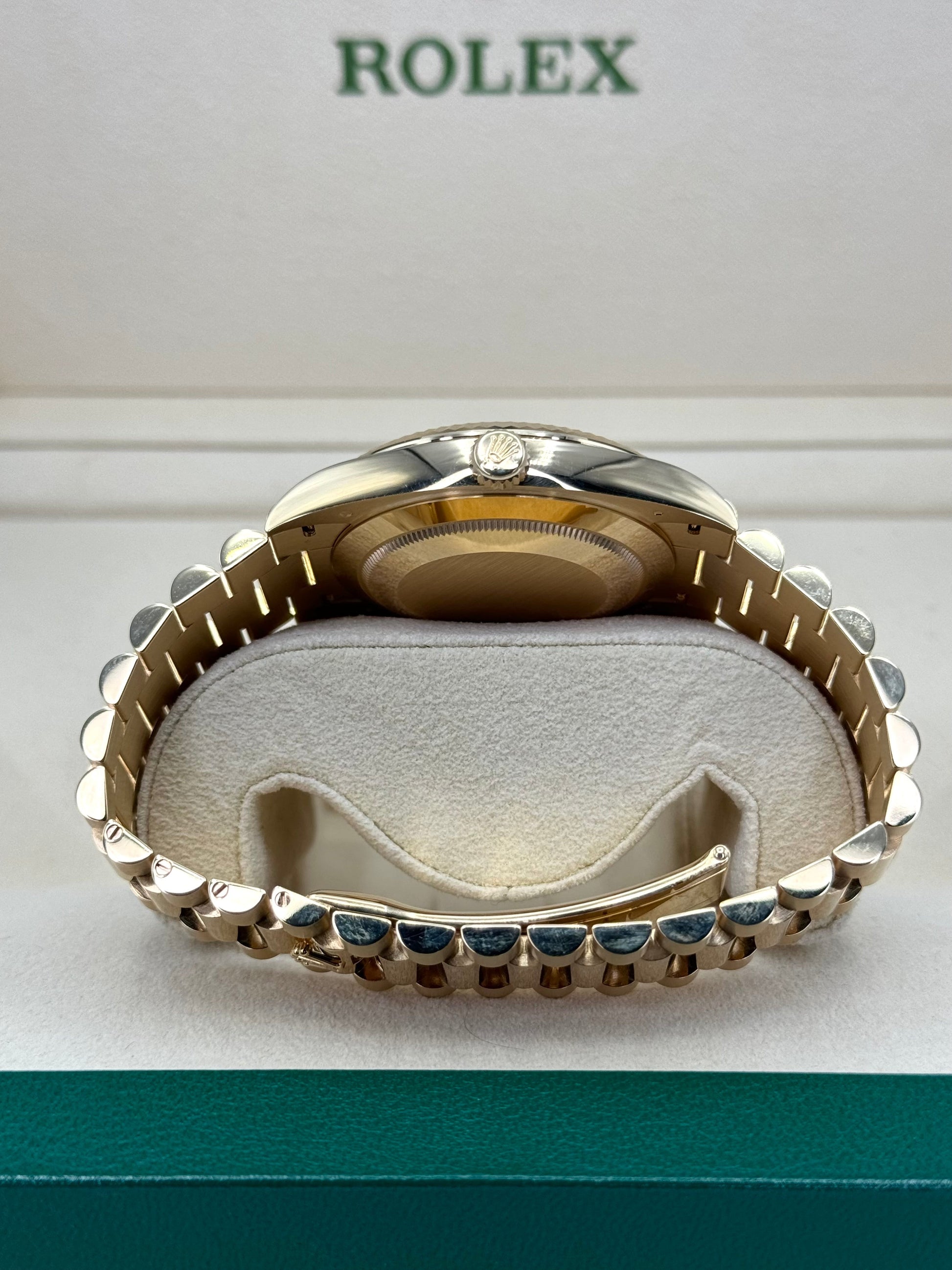 NEW 2021 Rolex Day-Date 40mm 228238 Presidential White Roman Numeral Dial - MyWatchLLC