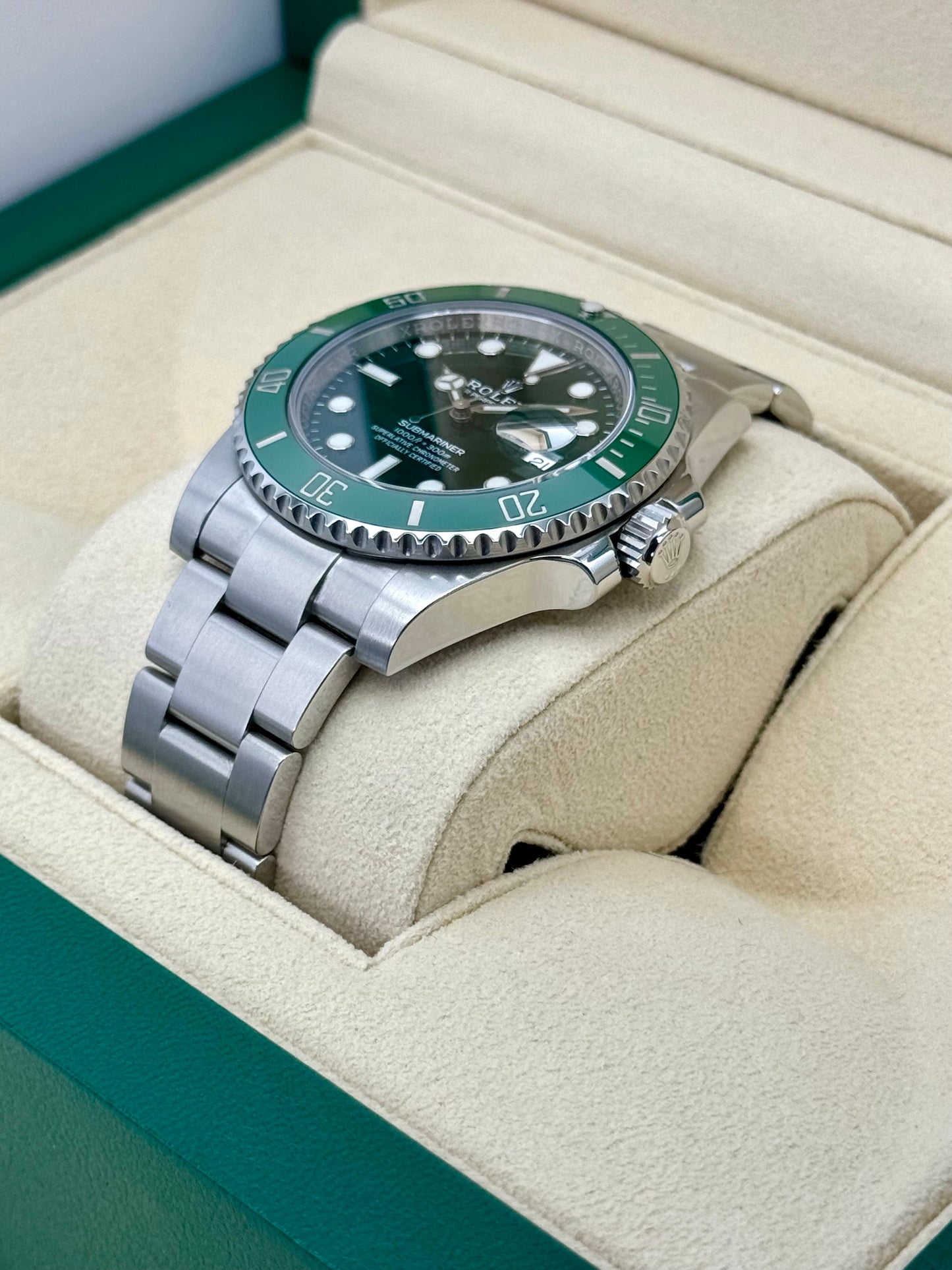 2019 Rolex Submariner "Hulk" 40mm 116610LV Green Dial - MyWatchLLC