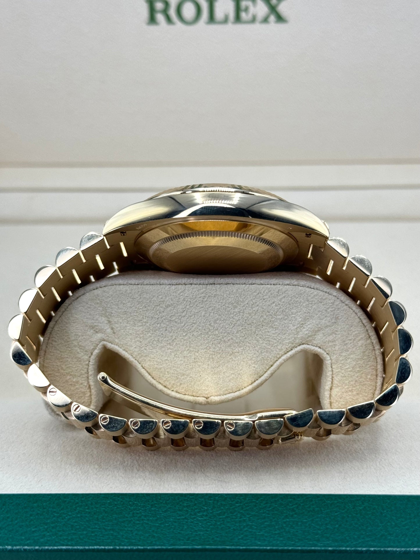 NEW 2021 Rolex Day-Date 40mm 228238 Presidential White Roman Numeral Dial - MyWatchLLC