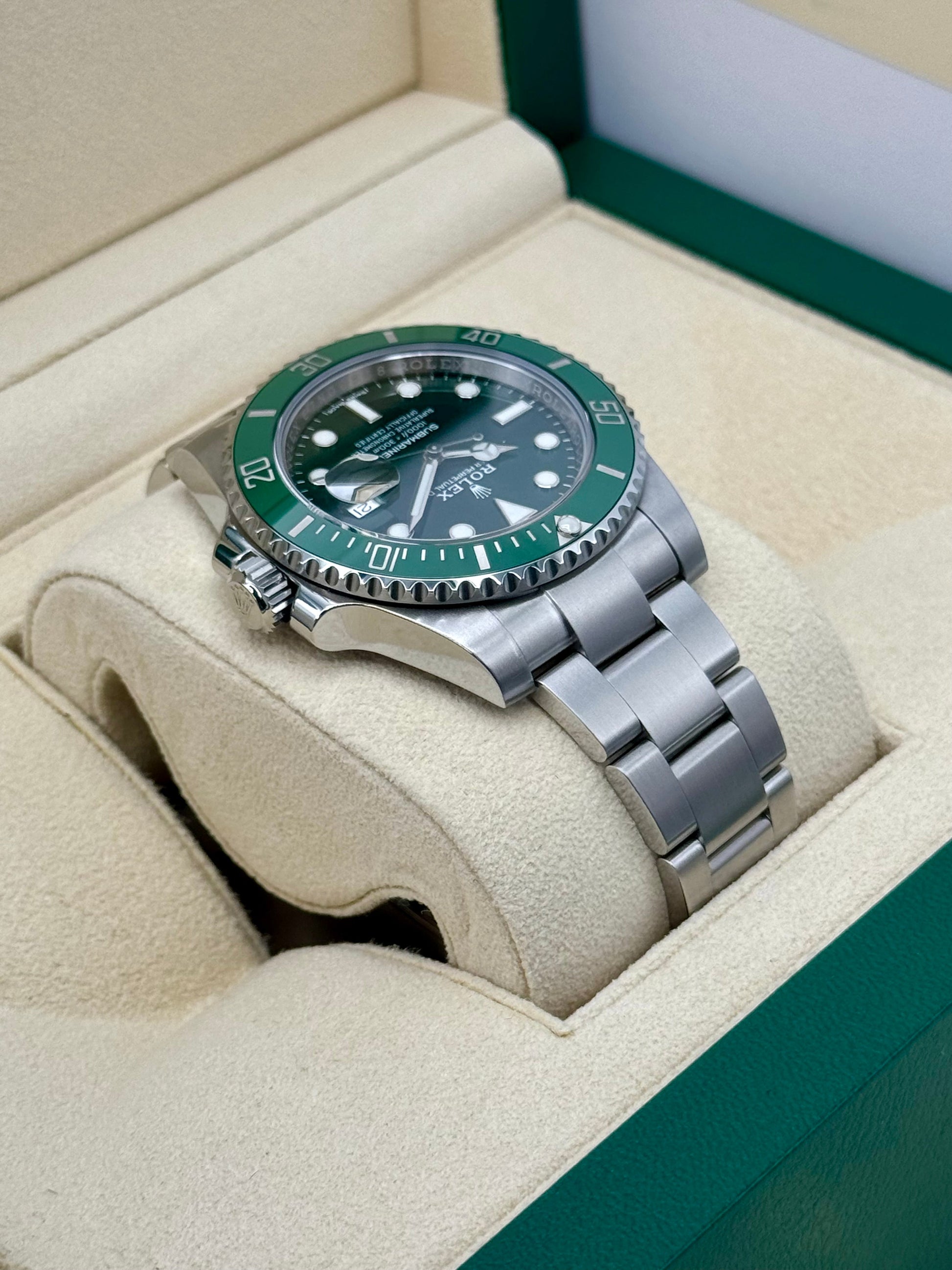 2019 Rolex Submariner "Hulk" 40mm 116610LV Green Dial - MyWatchLLC