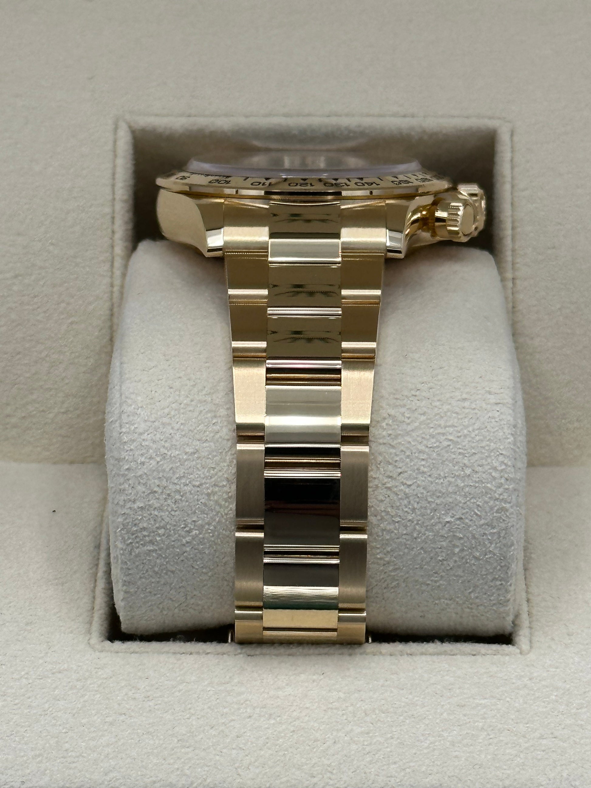 2023 Rolex Daytona 116508 Gold Black Diamond Dial - MyWatchLLC