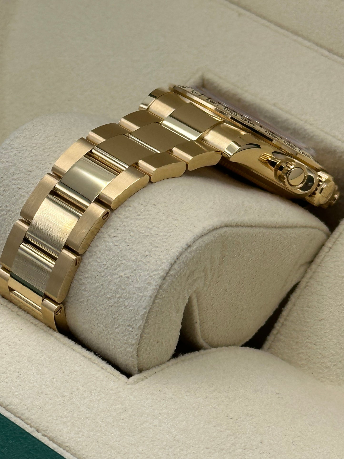 2023 Rolex Daytona 116508 Gold Black Diamond Dial - MyWatchLLC