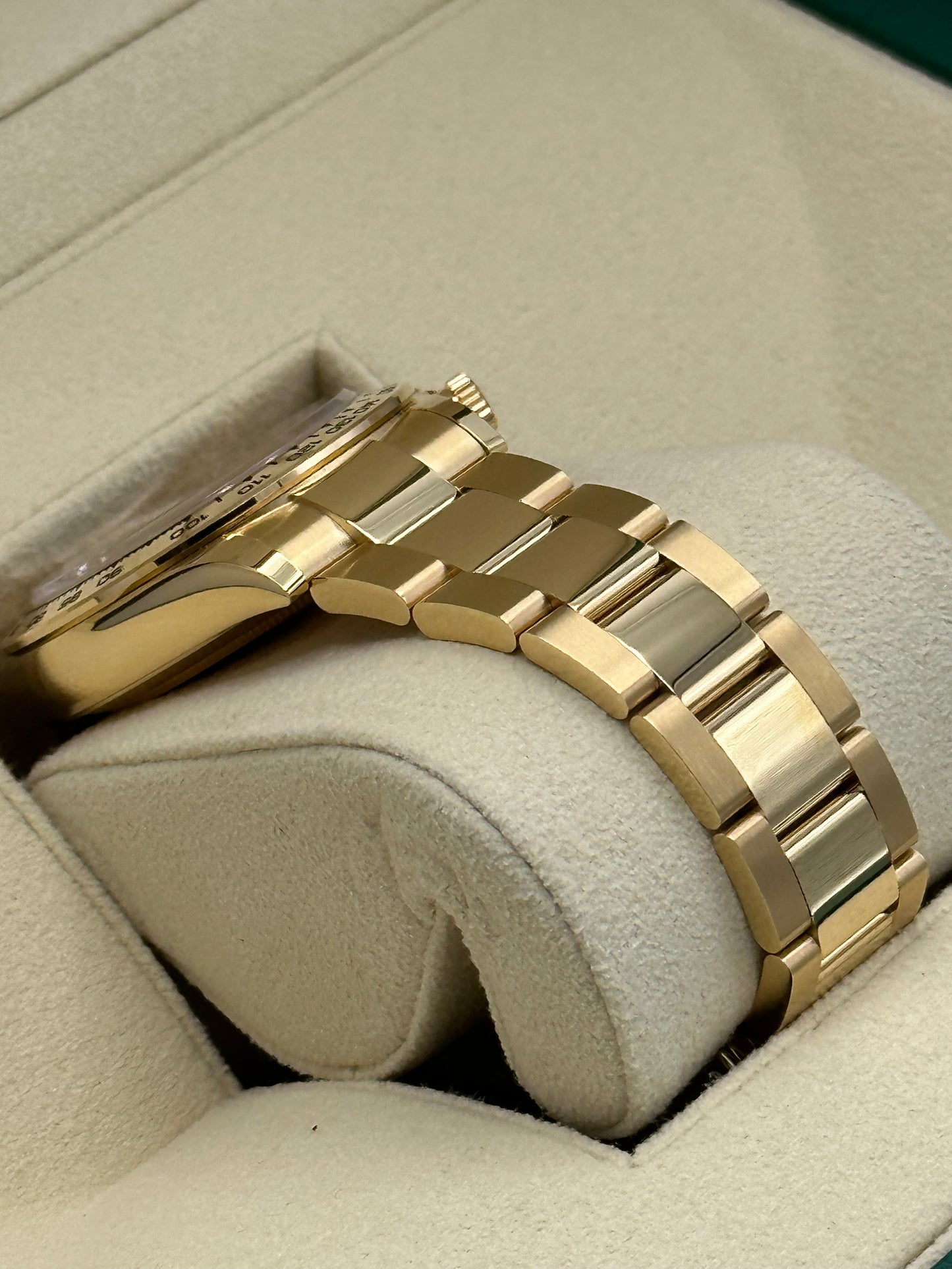 2023 Rolex Daytona 116508 Gold Black Diamond Dial - MyWatchLLC