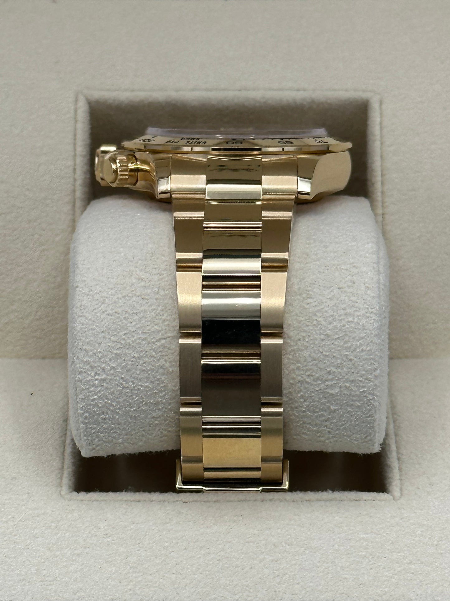 2023 Rolex Daytona 116508 Gold Black Diamond Dial - MyWatchLLC