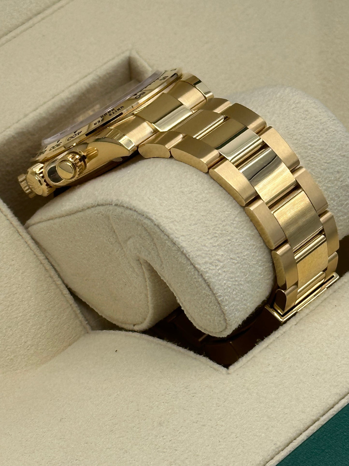 2023 Rolex Daytona 116508 Gold Black Diamond Dial - MyWatchLLC