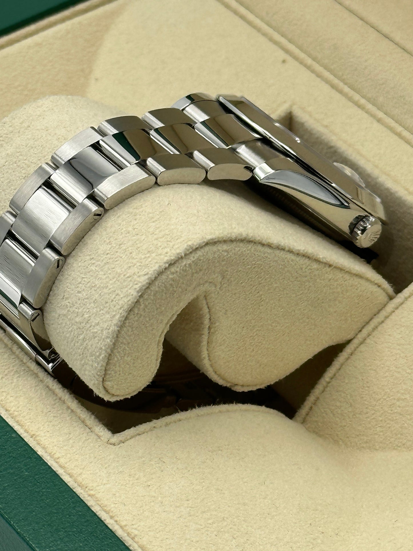 2022 Rolex Datejust 41mm Stainless Steel Green Dial Oyster - MyWatchLLC