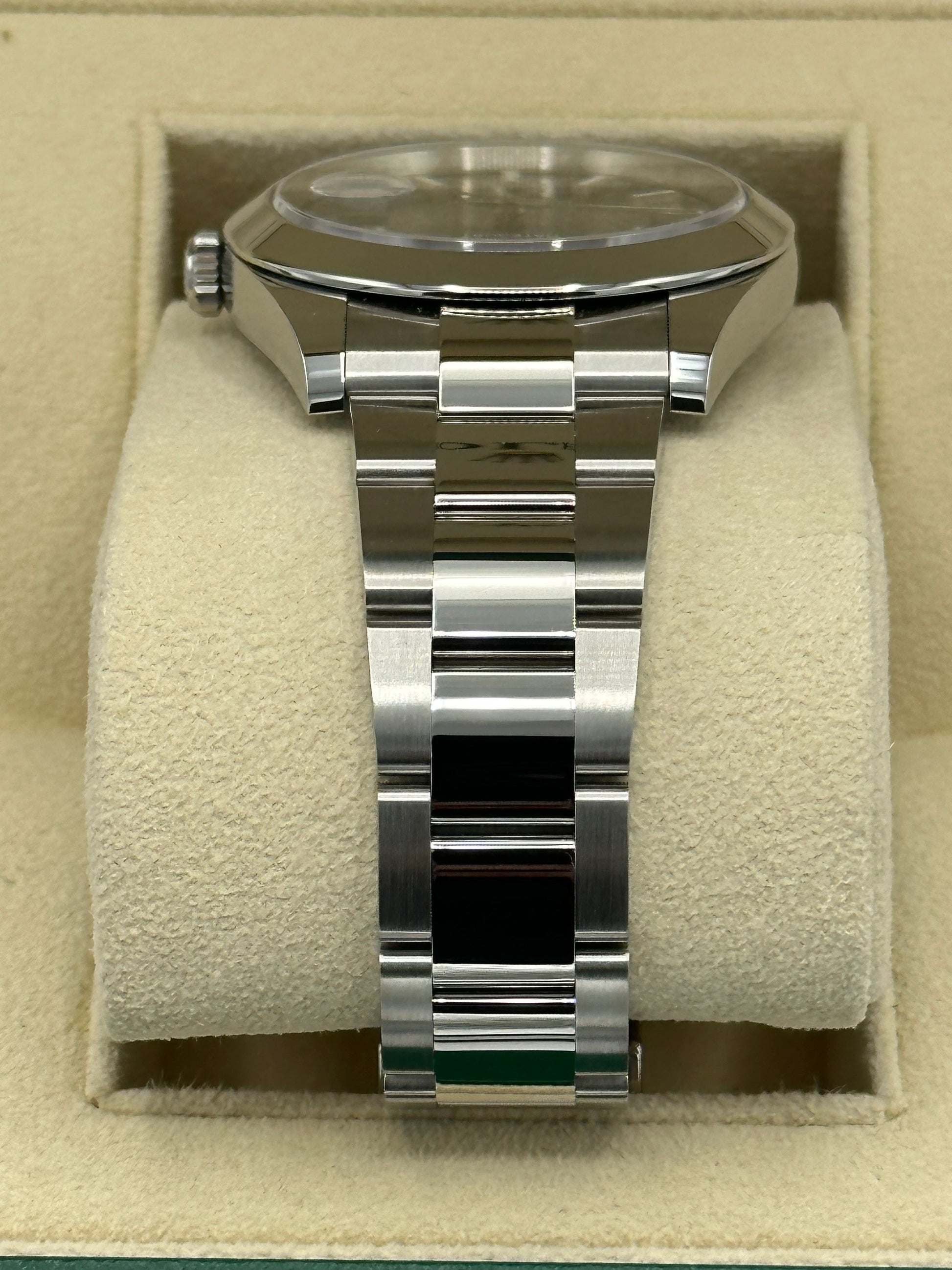 2022 Rolex Datejust 41mm Stainless Steel Green Dial Oyster - MyWatchLLC