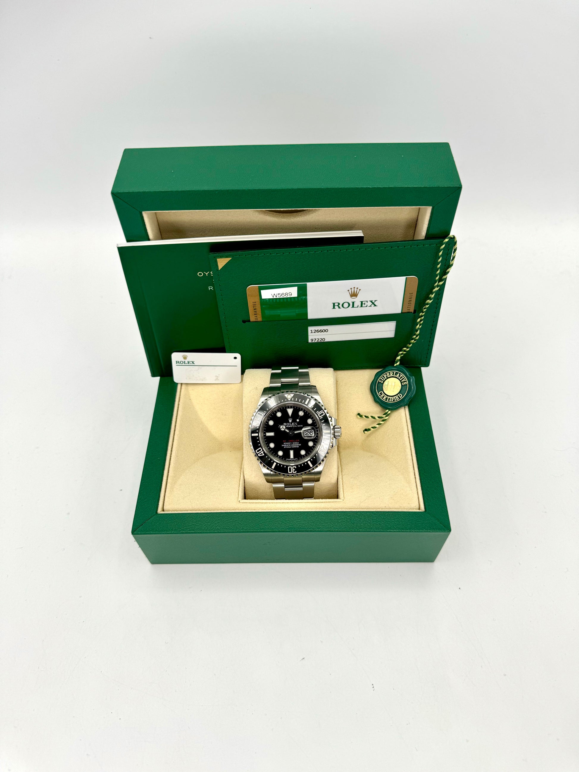 2018 Rolex Sea-Dweller 43mm 126600 Black Dial - MyWatchLLC