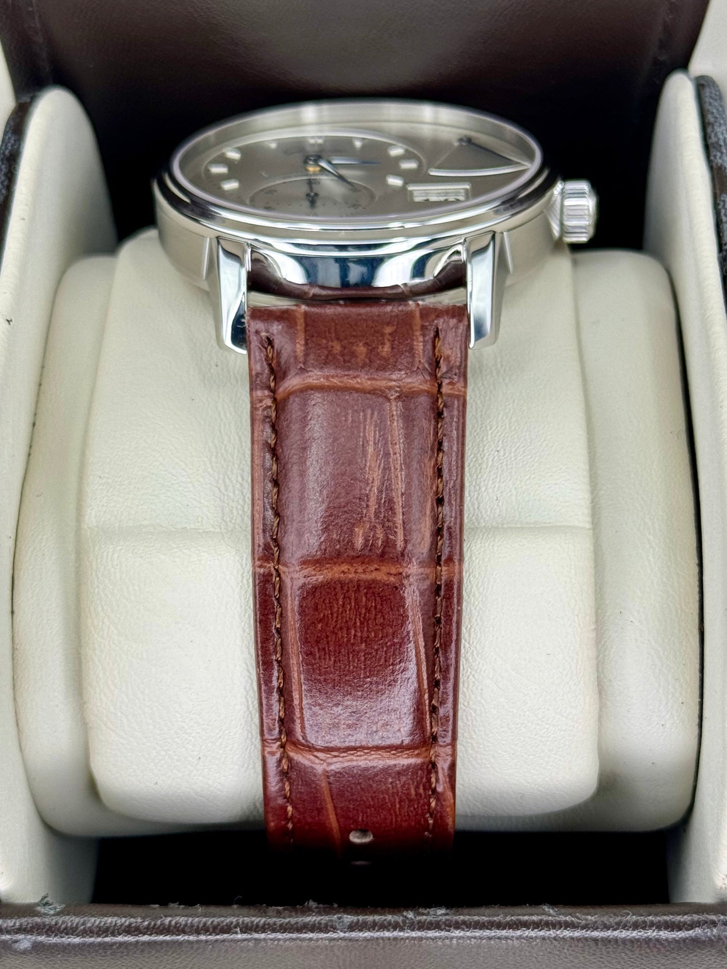 2015 Glashutte Original Panoreserve 40mm 1-65-01-22-12-04 Silver Dial - MyWatchLLC