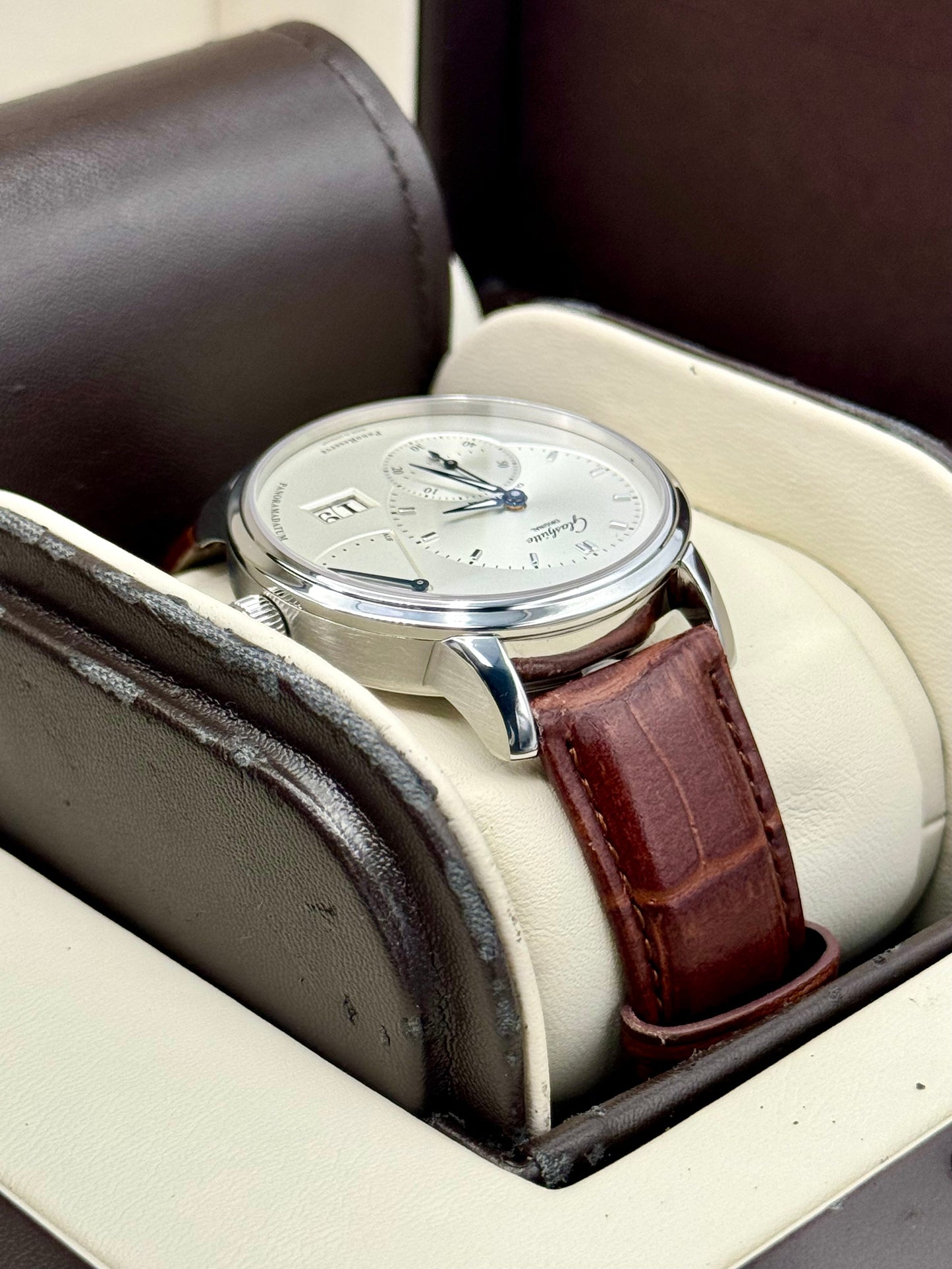 2015 Glashutte Original Panoreserve 40mm 1-65-01-22-12-04 Silver Dial - MyWatchLLC