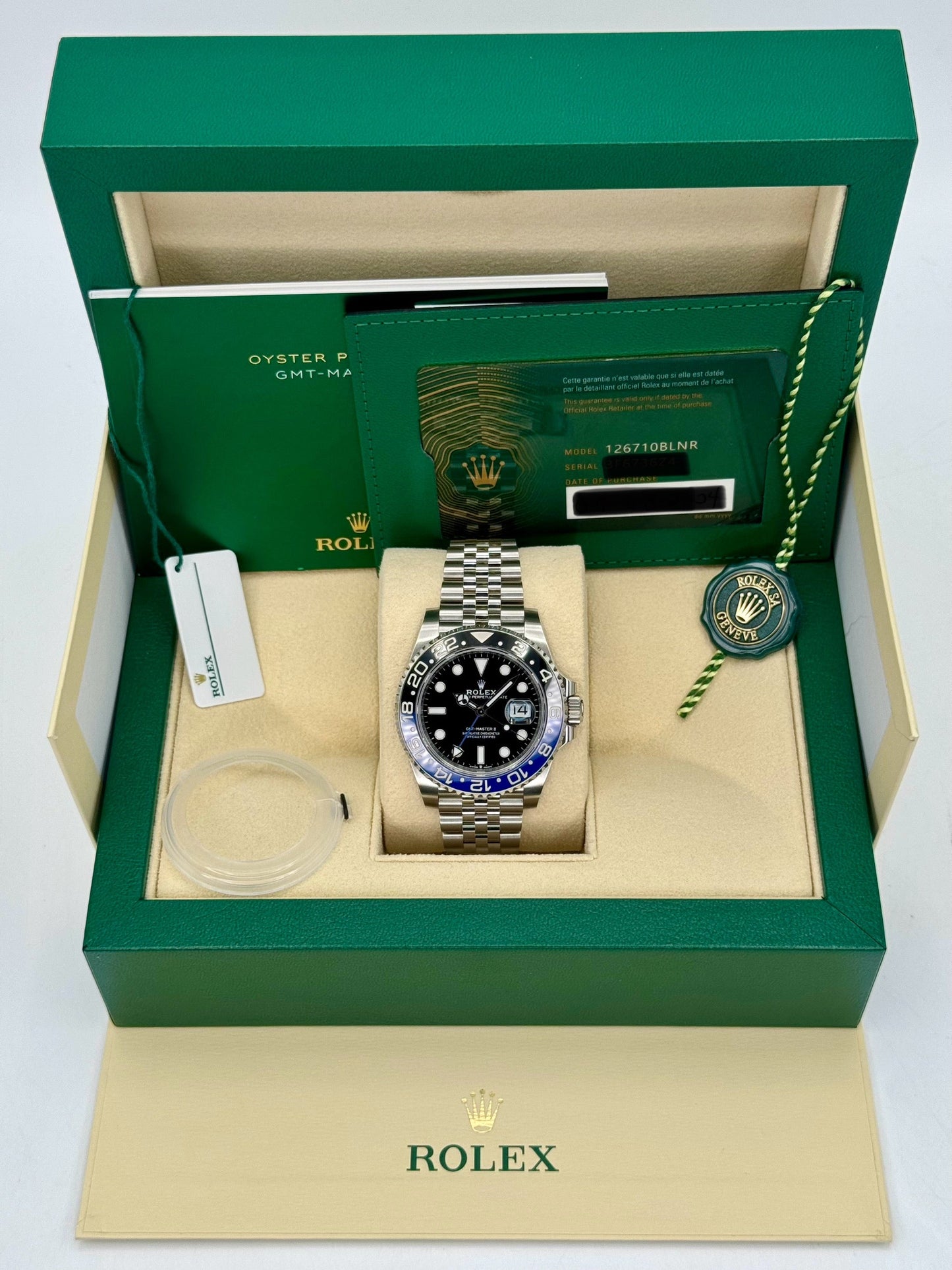 NEW 2024 Rolex GMT-Master II "Batgirl" 40mm 126710BLNR Jubilee - MyWatchLLC