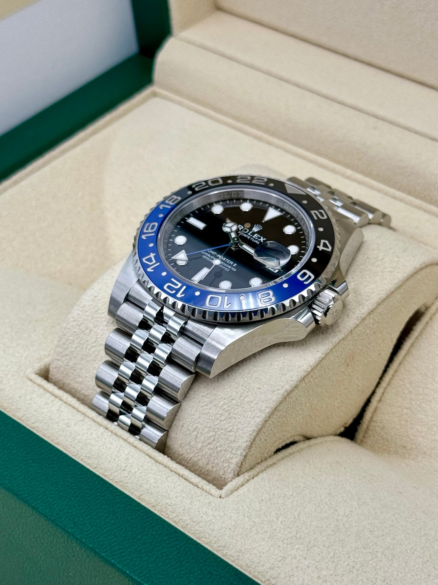 NEW 2024 Rolex GMT-Master II "Batgirl" 40mm 126710BLNR Jubilee - MyWatchLLC