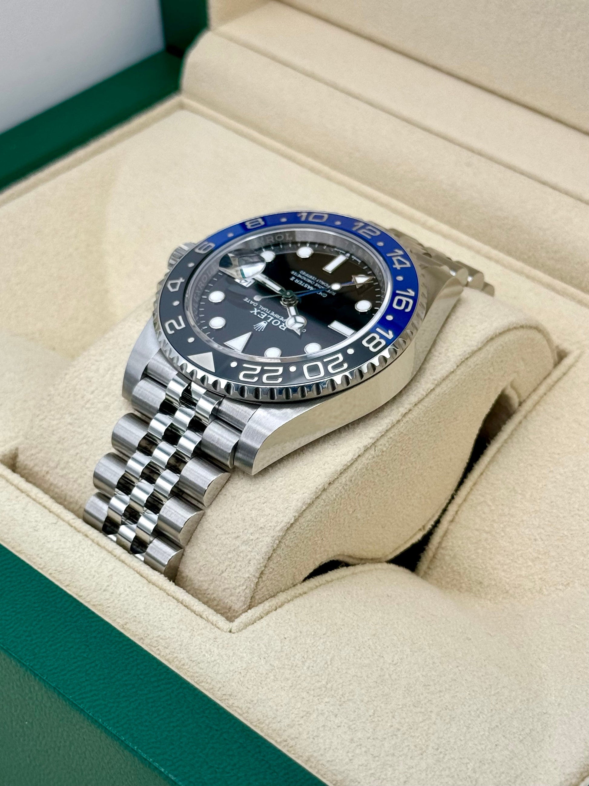 NEW 2024 Rolex GMT-Master II "Batgirl" 40mm 126710BLNR Jubilee - MyWatchLLC
