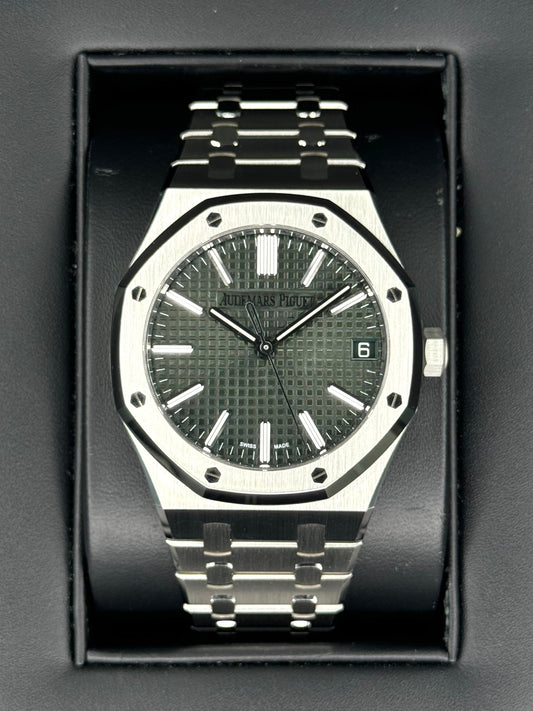 2023 Audemars Piguet  Royal Oak  41mm 15510ST Green Dial - MyWatchLLC