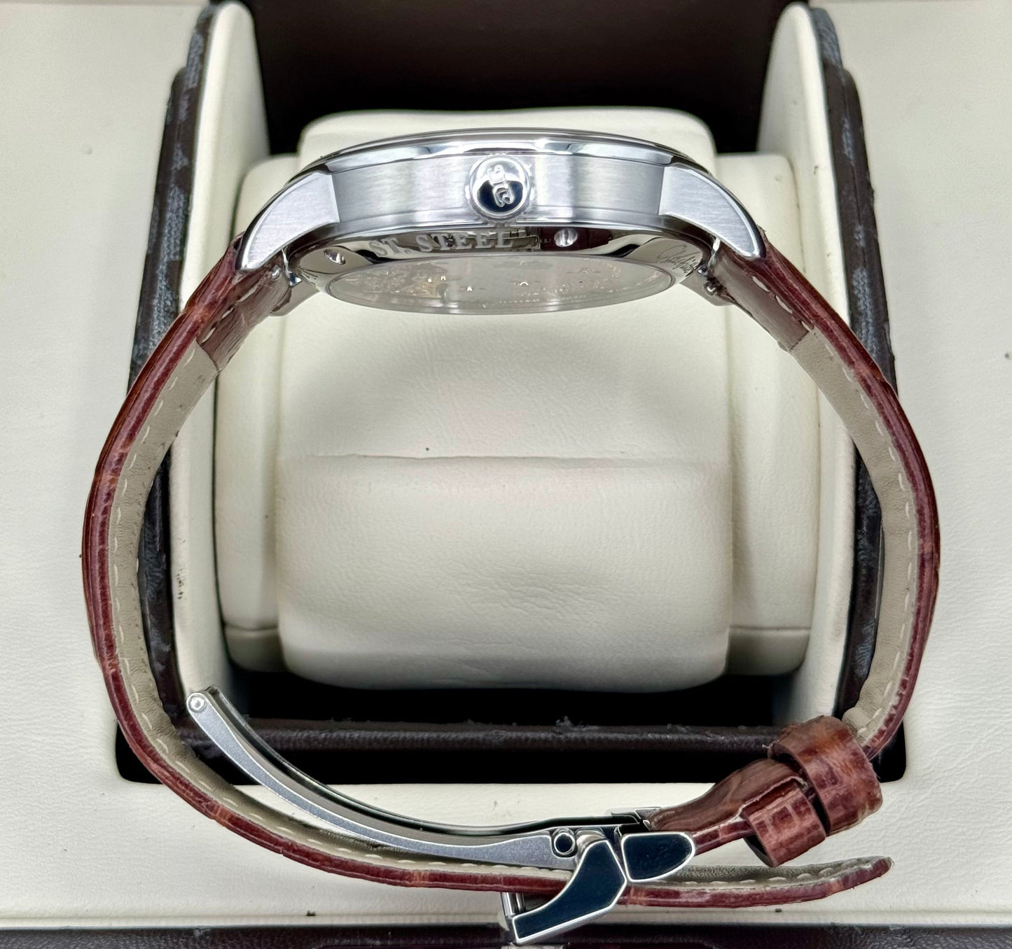 2015 Glashutte Original Panoreserve 40mm 1-65-01-22-12-04 Silver Dial - MyWatchLLC