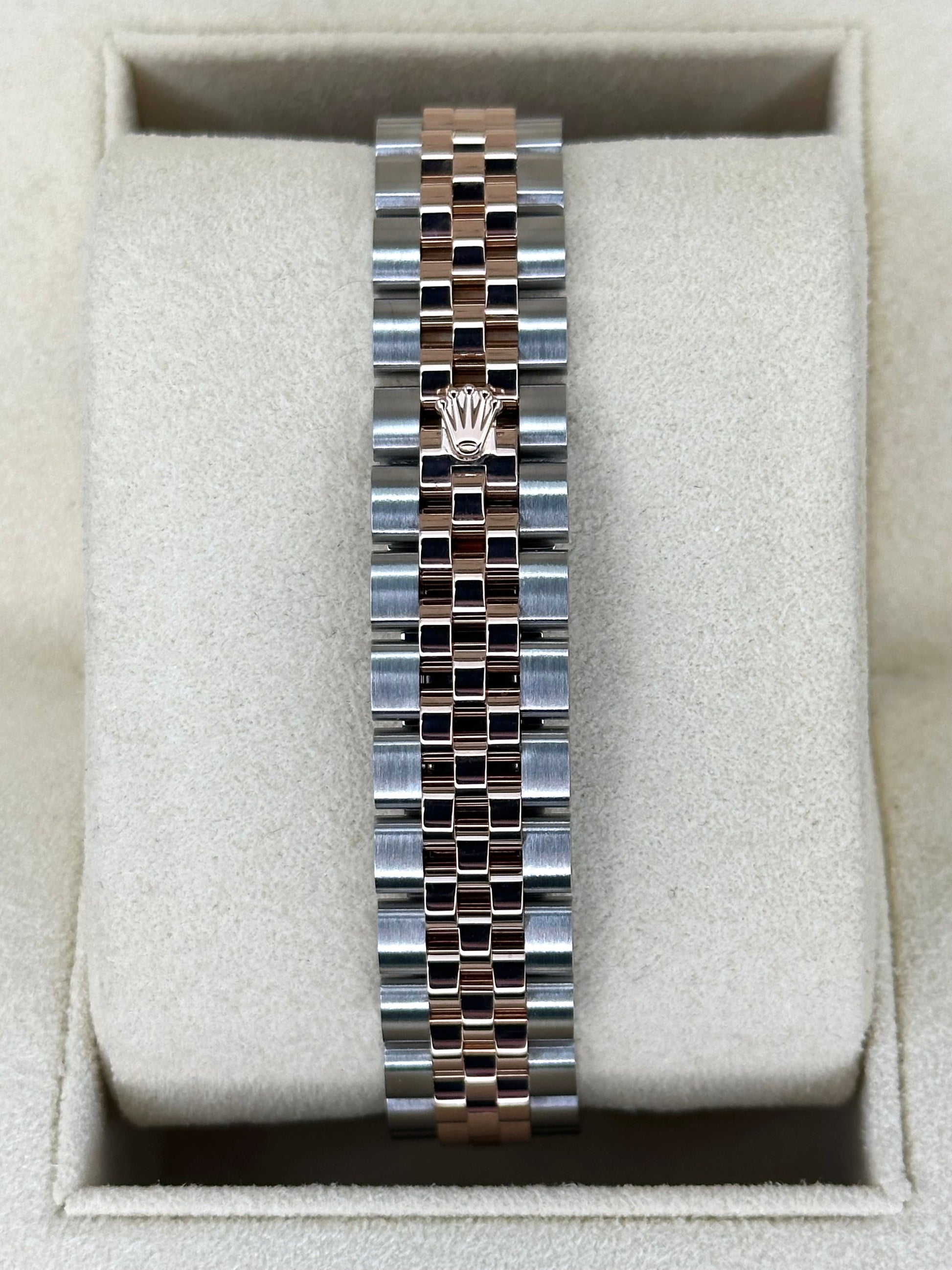 2017 Rolex Lady-Datejust 28mm 279381RBR Two-Tone Purple Diamond Dial - MyWatchLLC