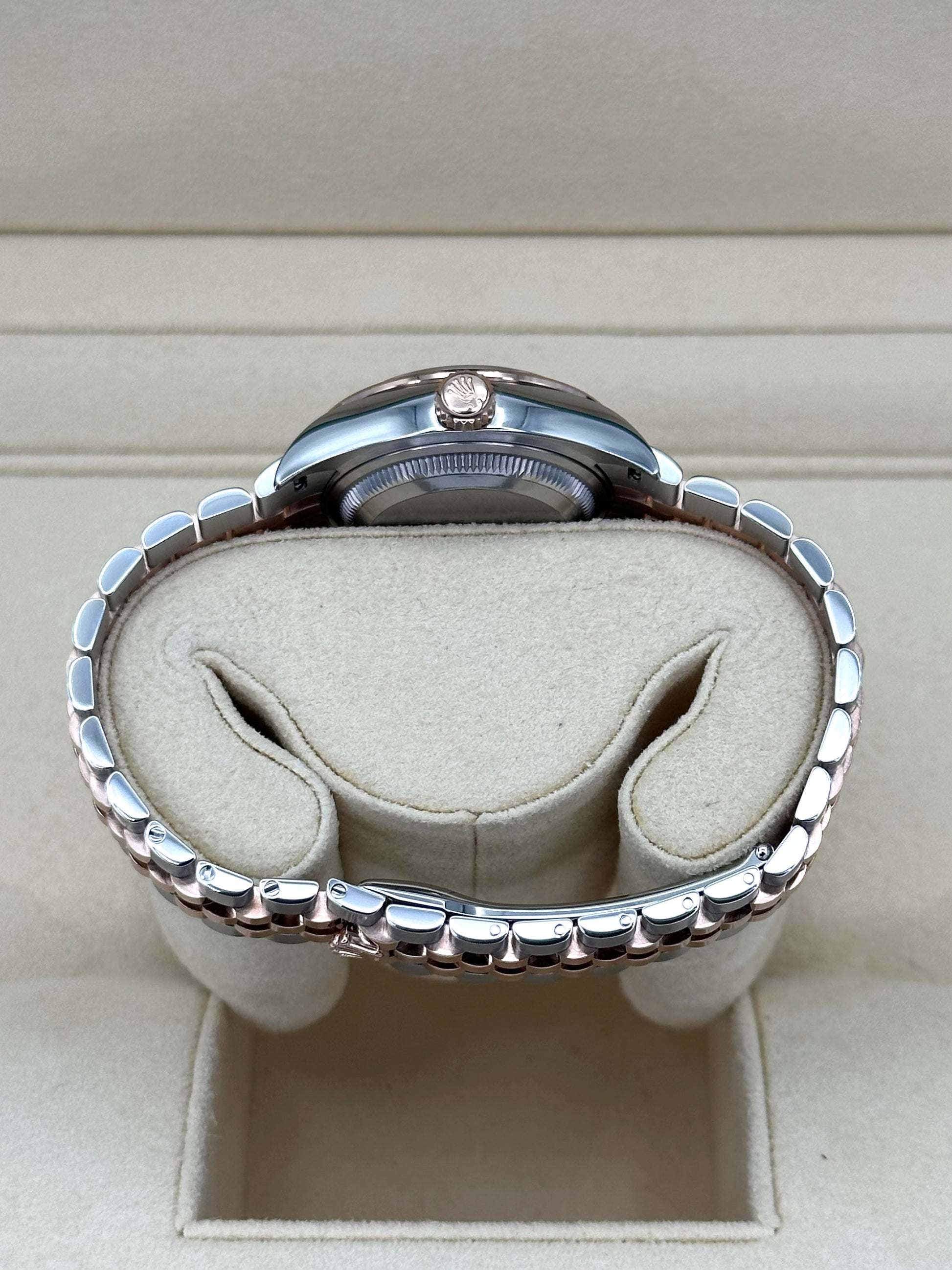 2017 Rolex Lady-Datejust 28mm 279381RBR Two-Tone Purple Diamond Dial - MyWatchLLC