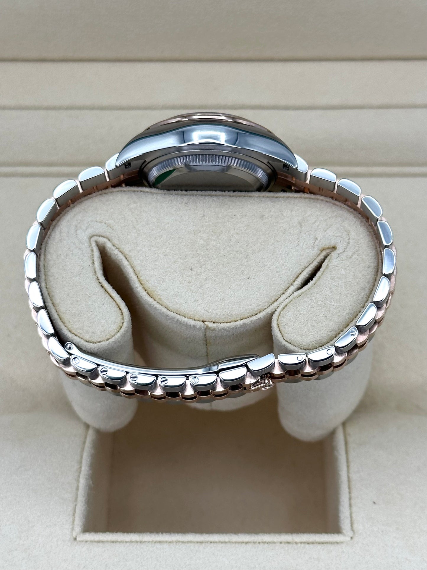 2017 Rolex Lady-Datejust 28mm 279381RBR Two-Tone Purple Diamond Dial - MyWatchLLC