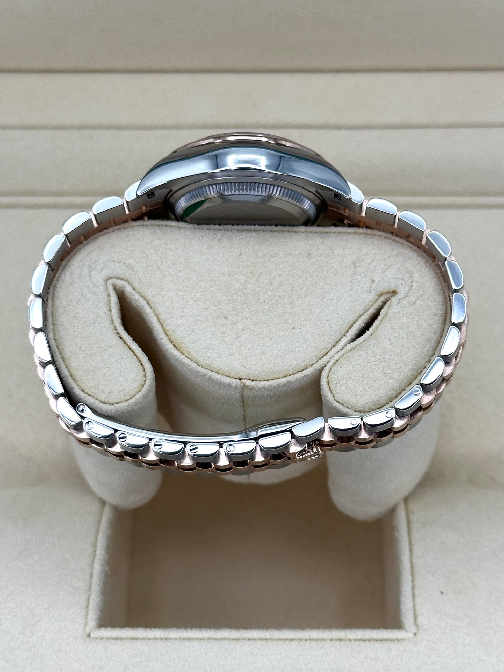 2017 Rolex Lady-Datejust 28mm 279381RBR Two-Tone Purple Diamond Dial - MyWatchLLC