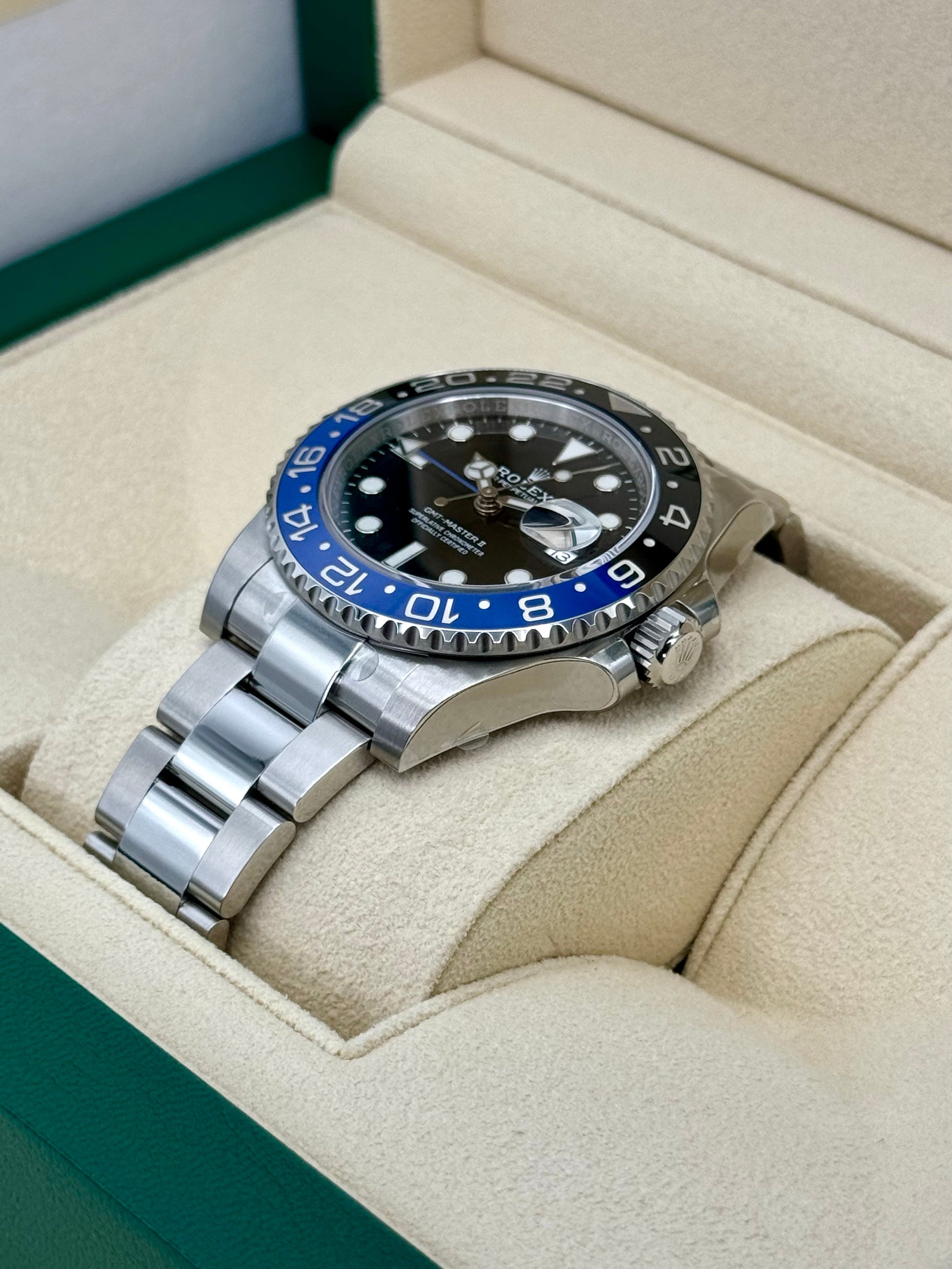 NEW OLD STOCK 2017 Rolex GMT-Master II "Batman" 40mm 116710BLNR Oyster - MyWatchLLC
