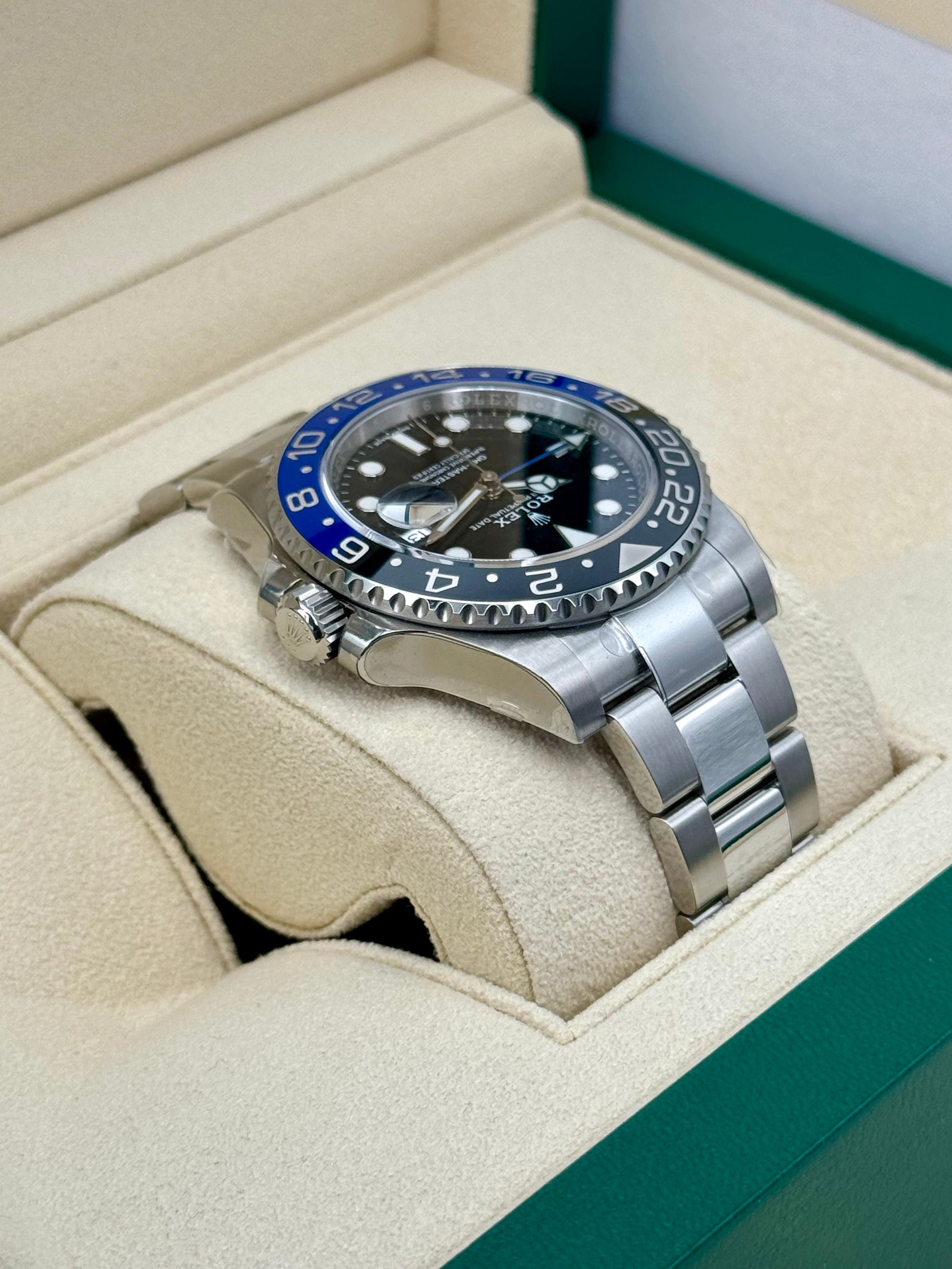 NEW OLD STOCK 2017 Rolex GMT-Master II "Batman" 40mm 116710BLNR Oyster - MyWatchLLC