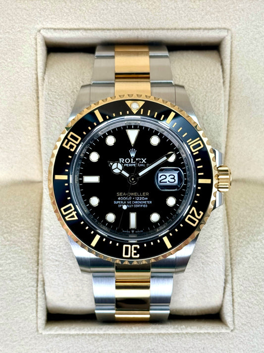 2022 Rolex Sea-Dweller 43mm 126603 Two-Tone Black Dial - MyWatchLLC