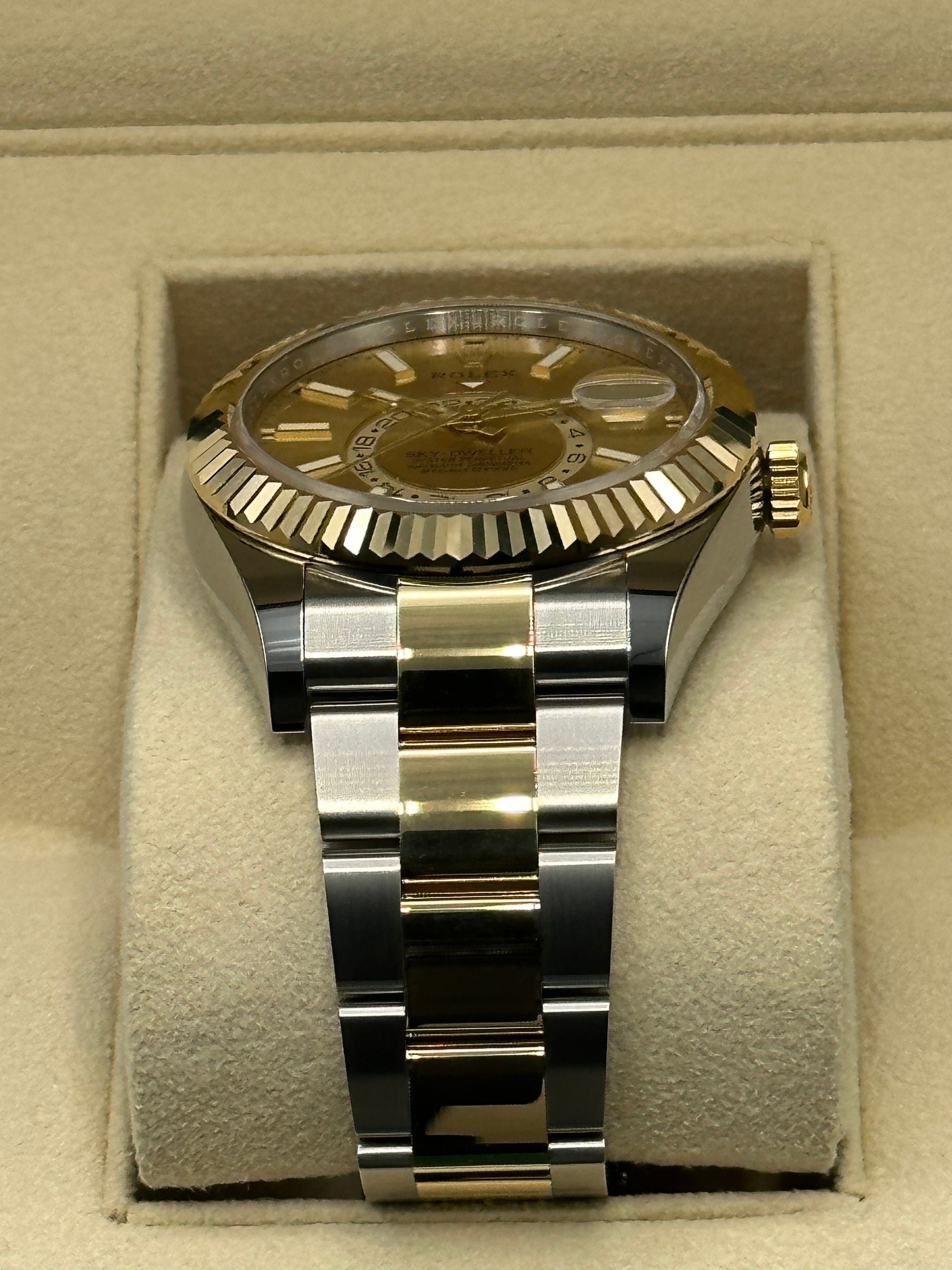 NEW 2023 Rolex Sky-Dweller 326933 Champagne Dial - MyWatchLLC