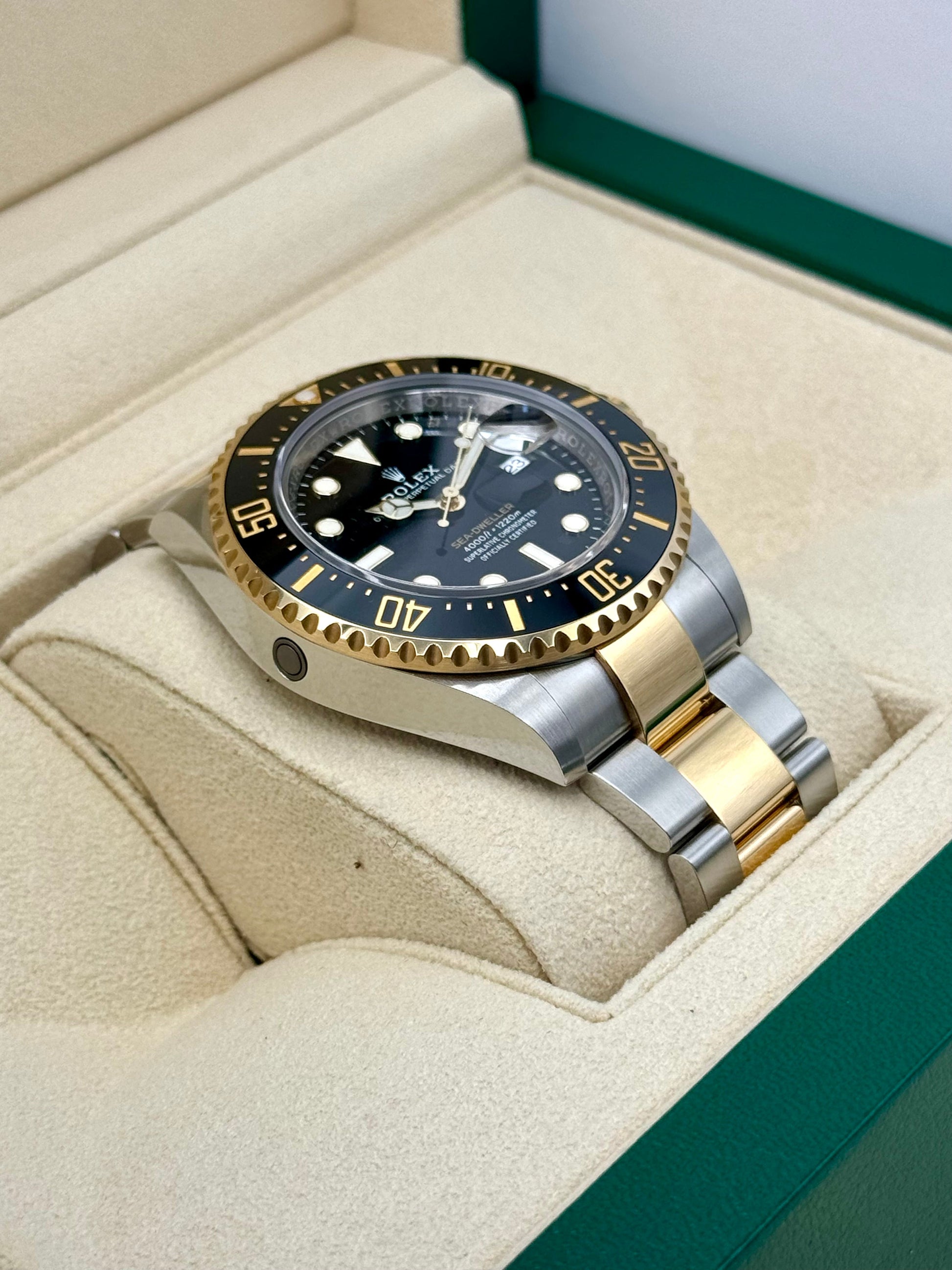 2022 Rolex Sea-Dweller 43mm 126603 Two-Tone Black Dial - MyWatchLLC