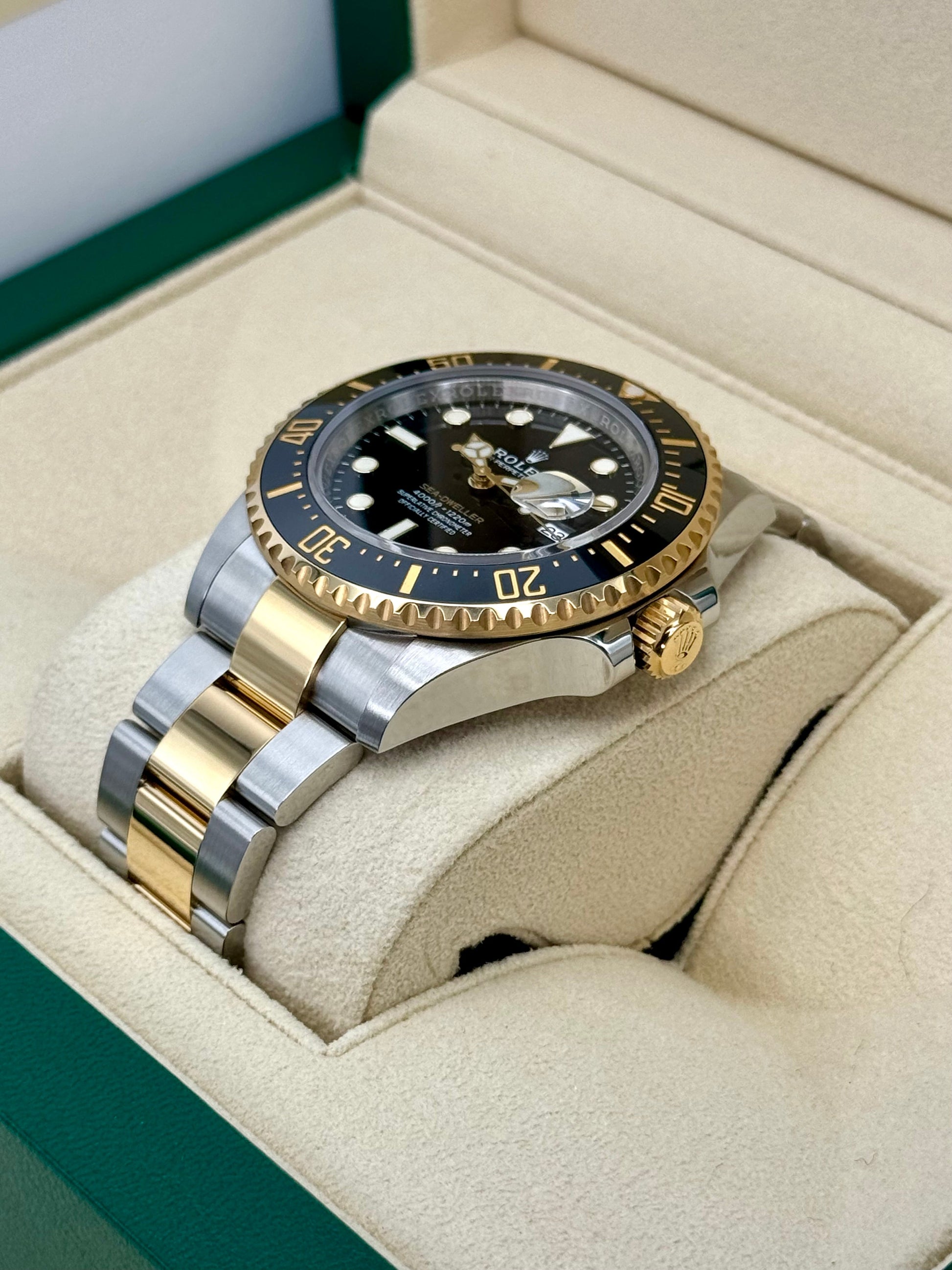 2022 Rolex Sea-Dweller 43mm 126603 Two-Tone Black Dial - MyWatchLLC