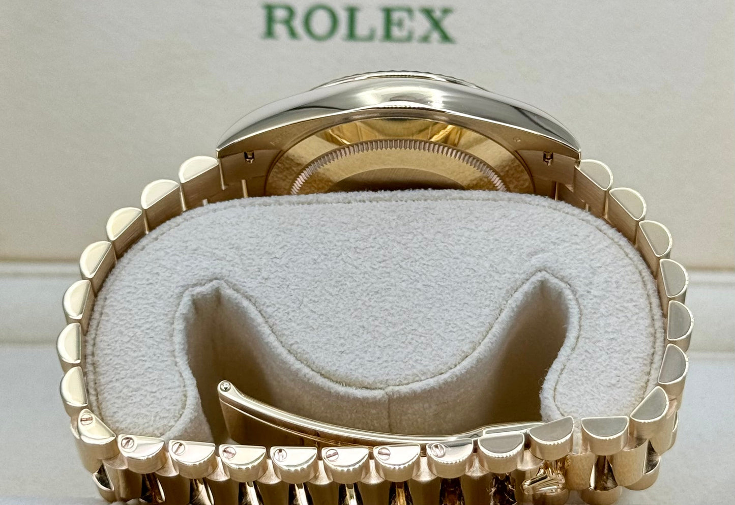 2022 Rolex Day-Date 40mm 228238 Presidential White Roman Numeral Dial - MyWatchLLC