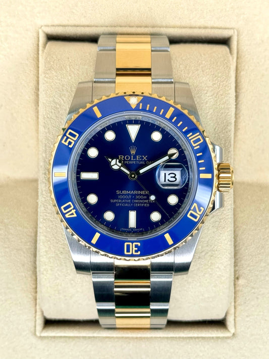 2020 Rolex Submariner "Bluesy" 40mm 116613LB Two-Tone Blue Dial - MyWatchLLC