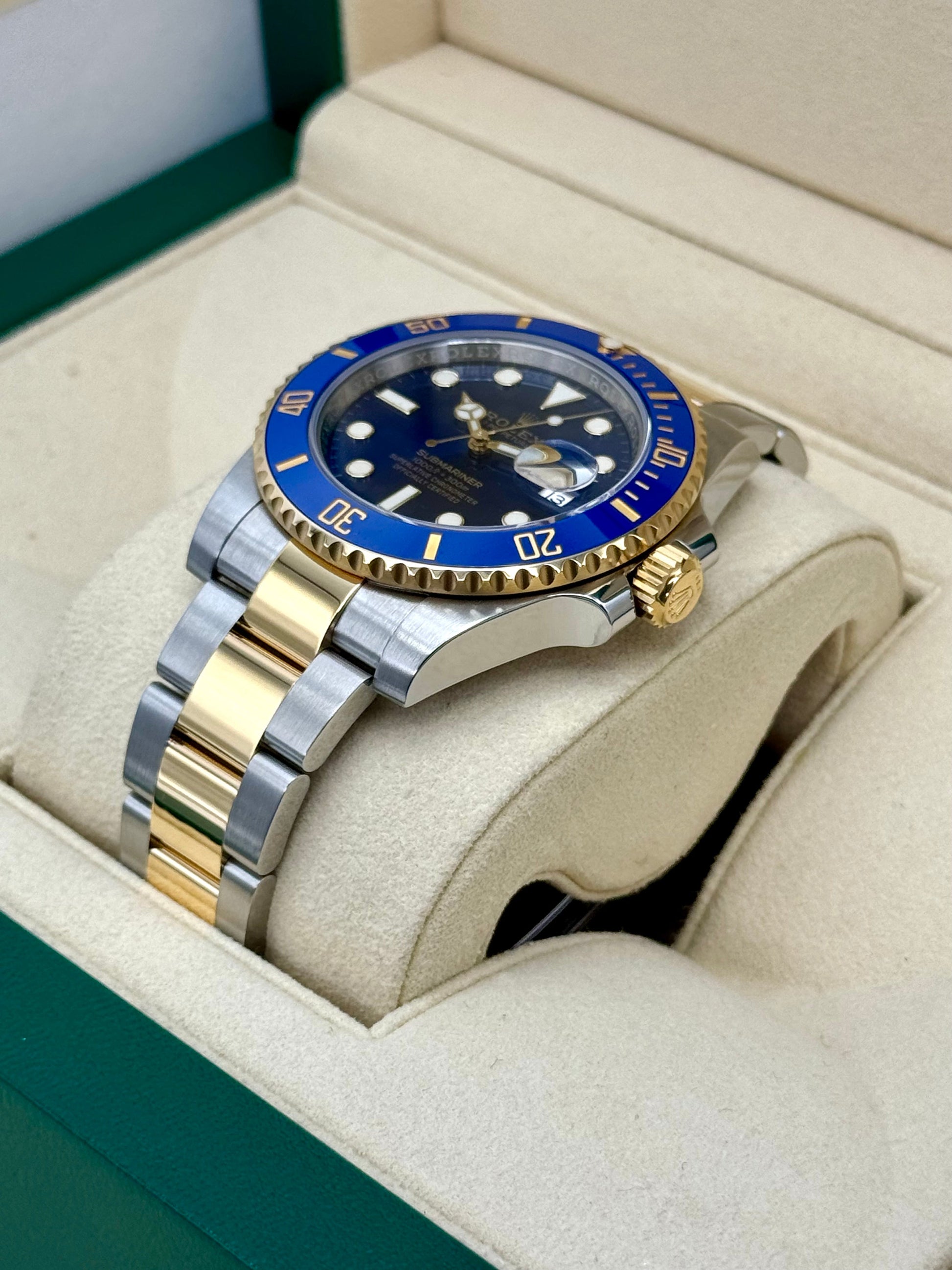 2020 Rolex Submariner "Bluesy" 40mm 116613LB Two-Tone Blue Dial - MyWatchLLC