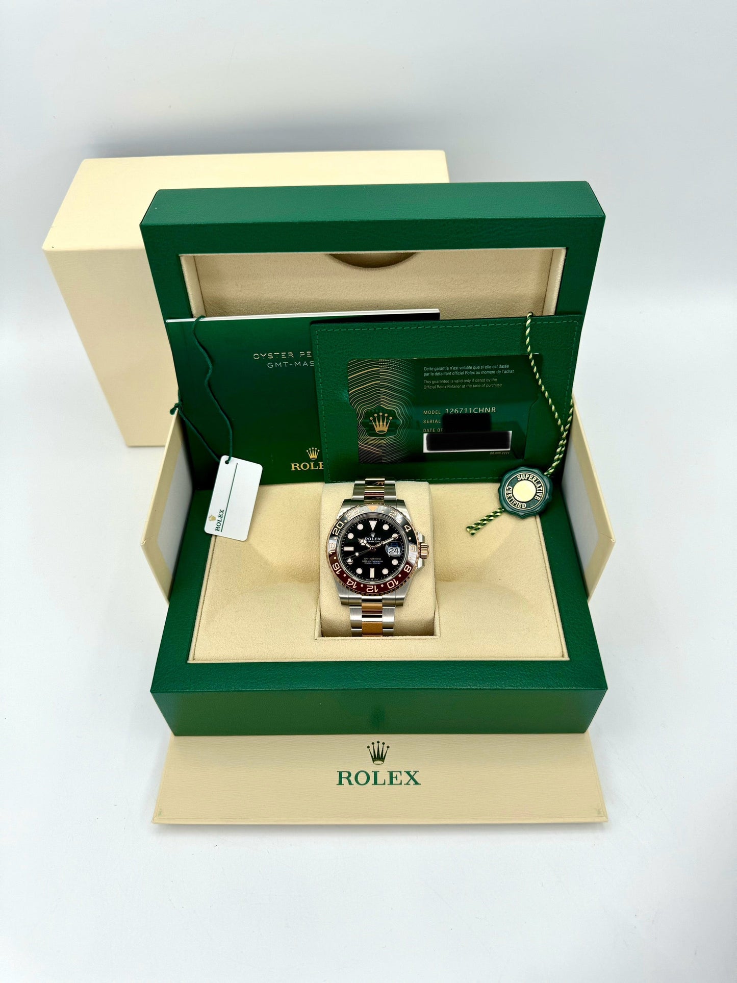 NEW 2022 Rolex GMT-Master II "Rootbeer" 40mm 126711CHNR Black Dial - MyWatchLLC