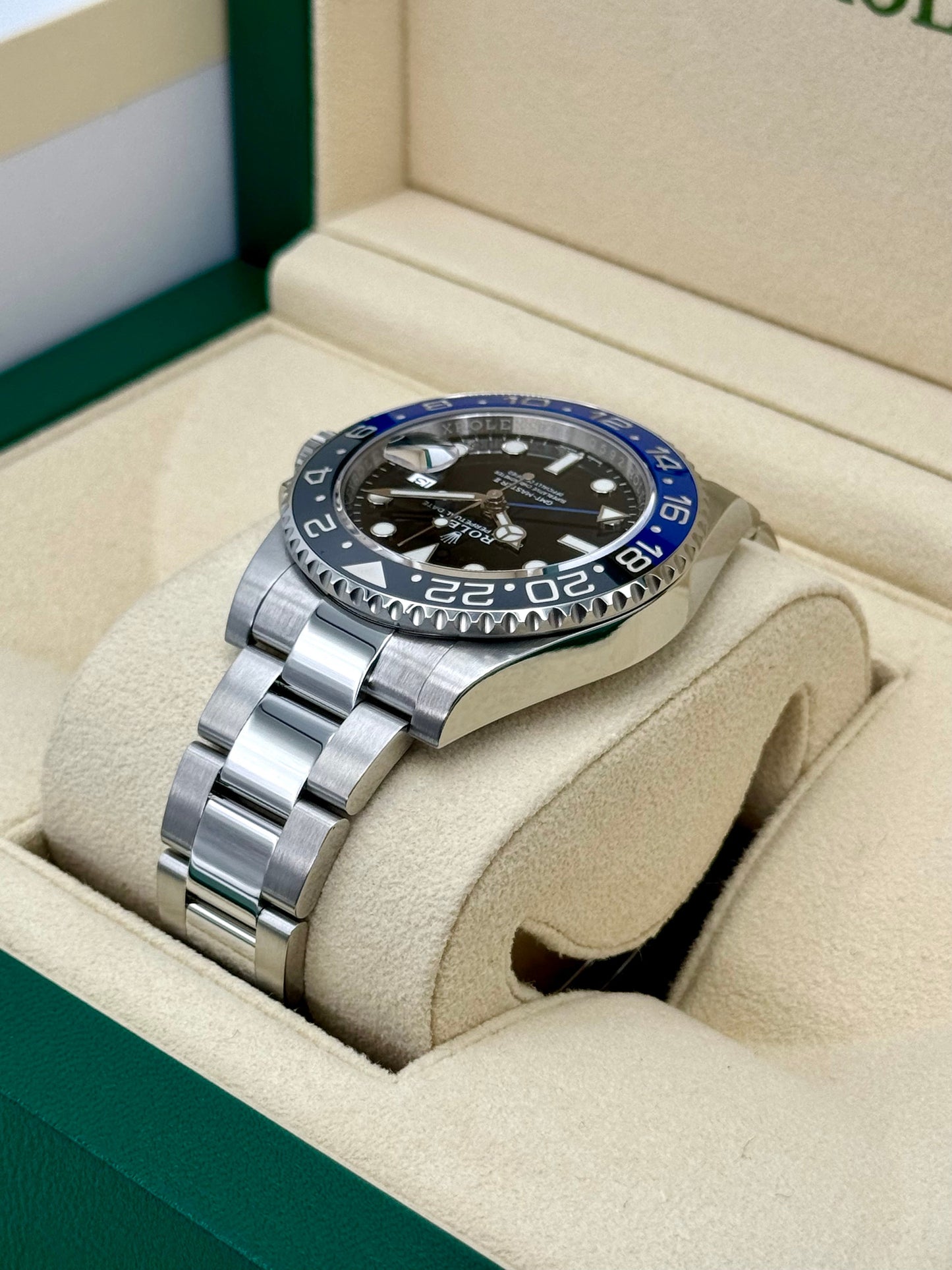 2022 Rolex GMT-Master II "Batman" 40mm 126710BLNR Oyster - MyWatchLLC