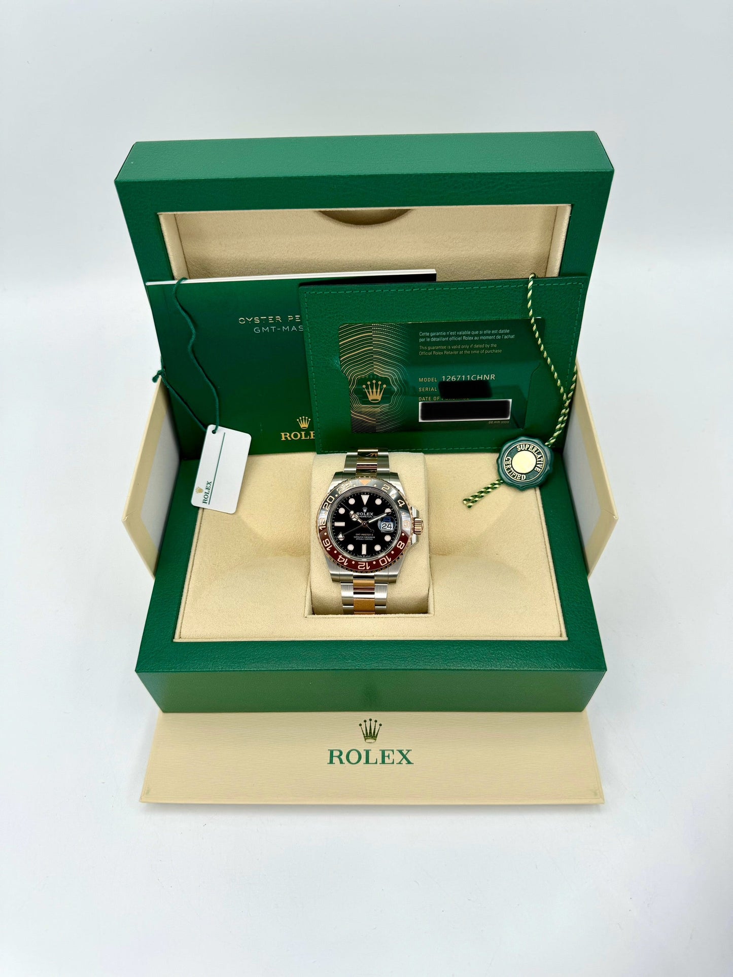 NEW 2022 Rolex GMT-Master II "Rootbeer" 40mm 126711CHNR Black Dial - MyWatchLLC