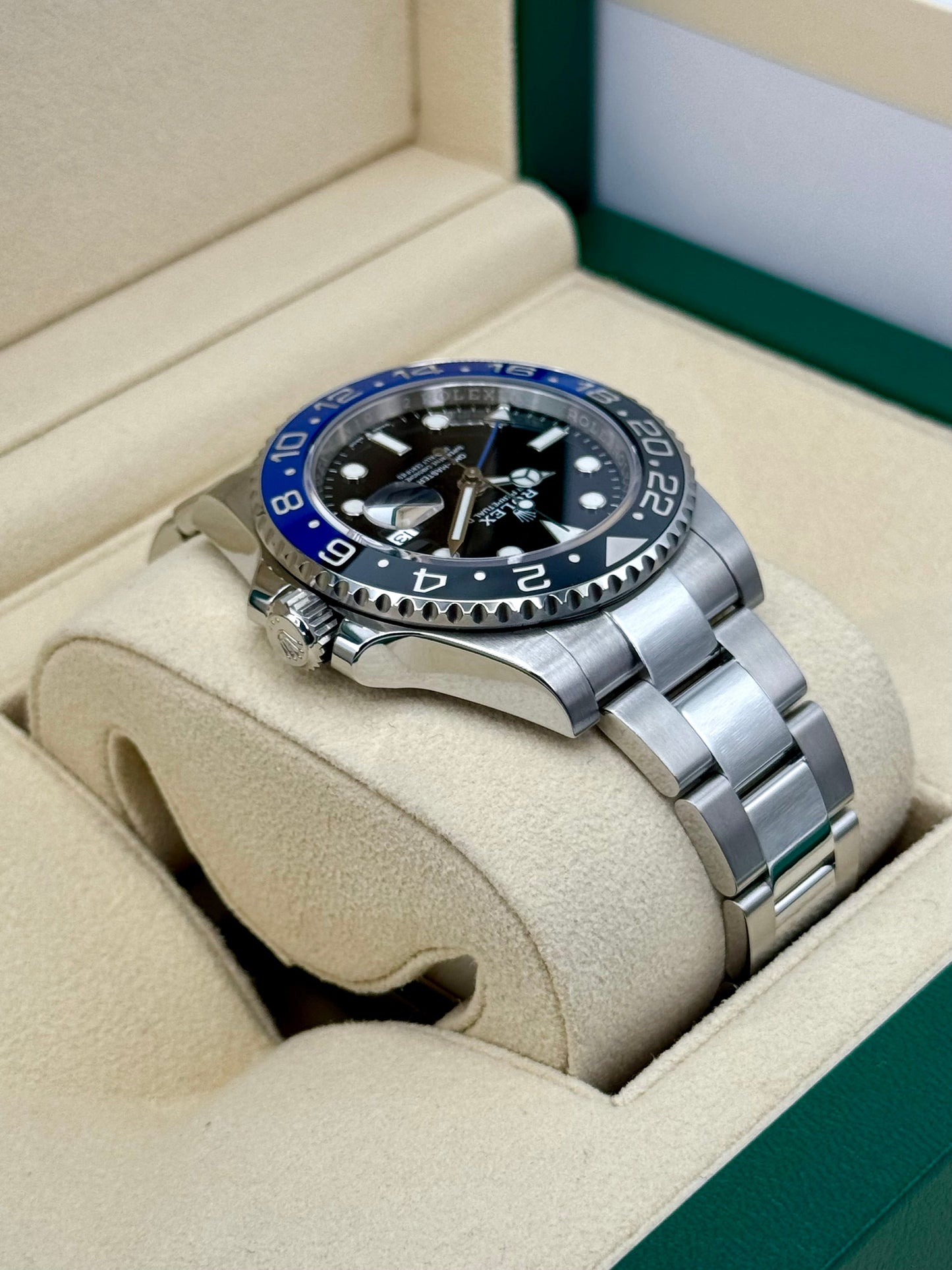 2022 Rolex GMT-Master II "Batman" 40mm 126710BLNR Oyster - MyWatchLLC