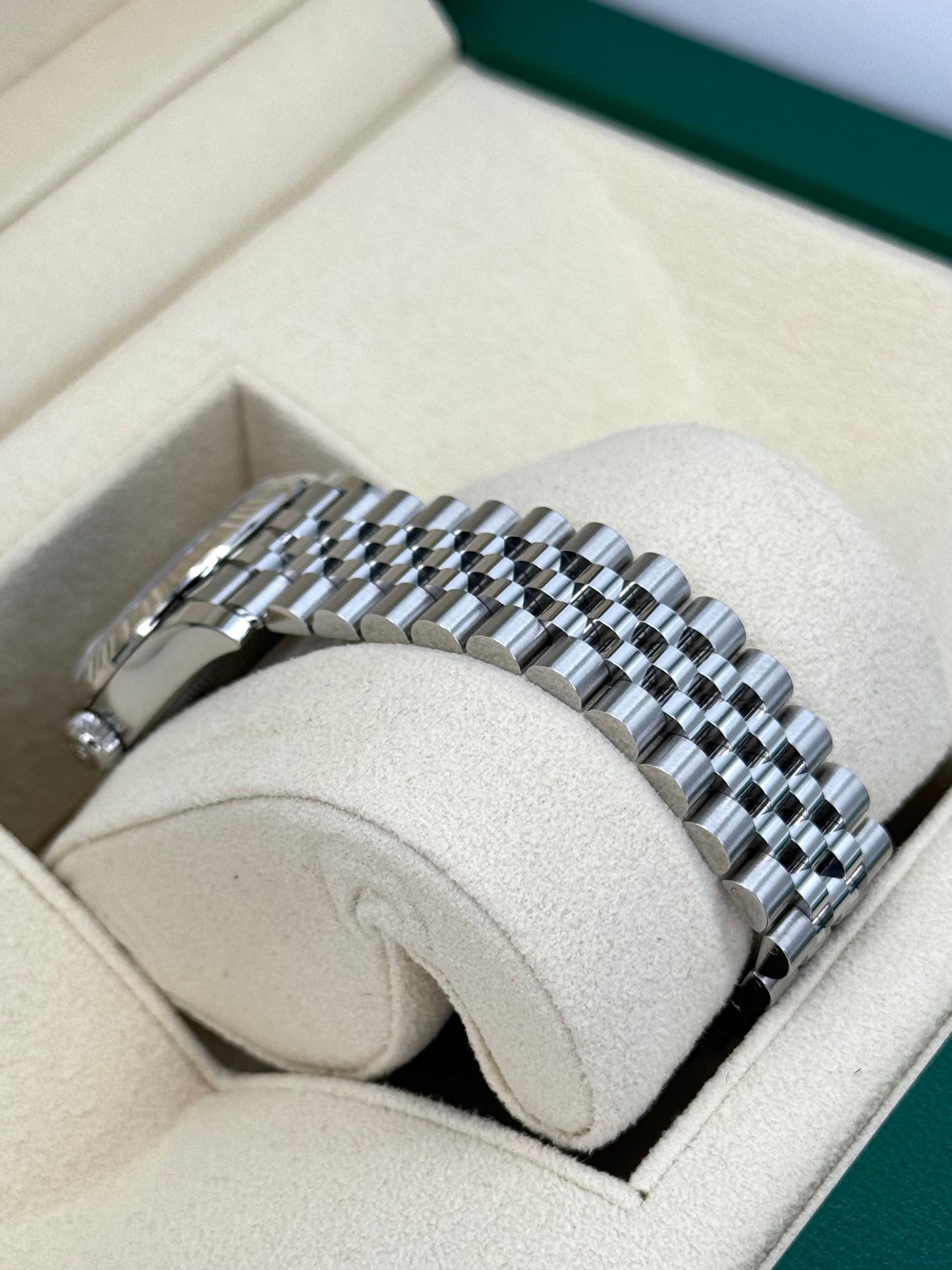 NEW 2023 Rolex Lady DJ 31mm 278274 Stainless Steel Jubilee Floral Dial - MyWatchLLC