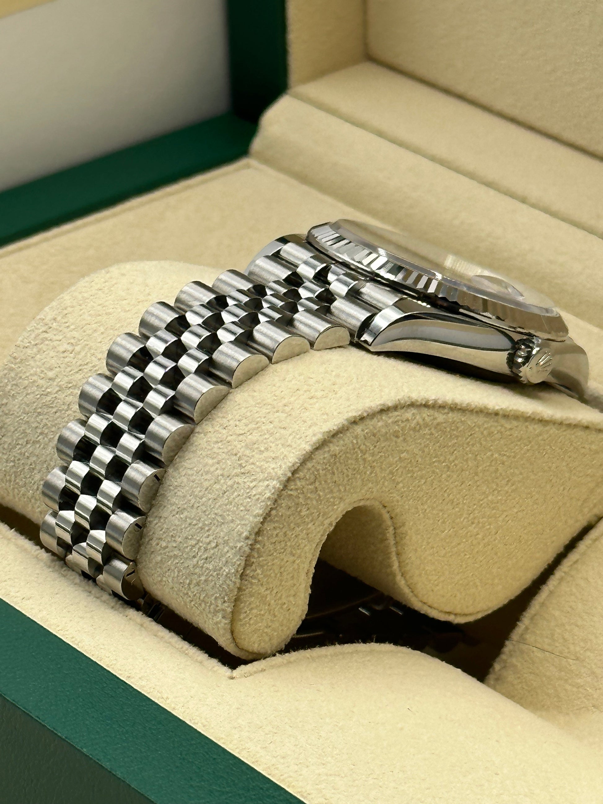 2023 Rolex Datejust 36mm 126234 Jubilee Pink Dial Diamond VI & IX - MyWatchLLC