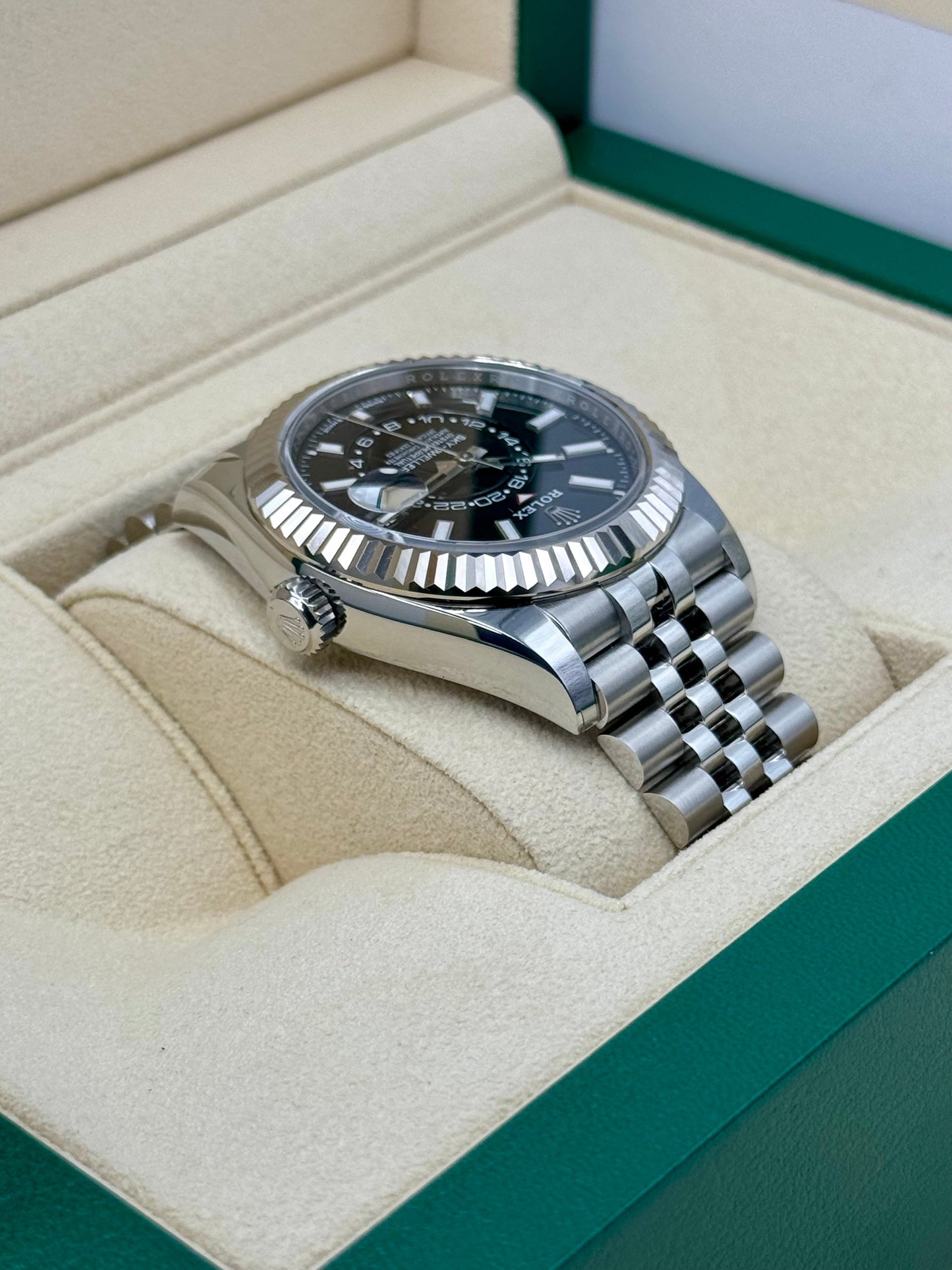 NEW 2024 Rolex Sky-Dweller 42mm 336934 Stainless Steel Jubilee Black Dial - MyWatchLLC