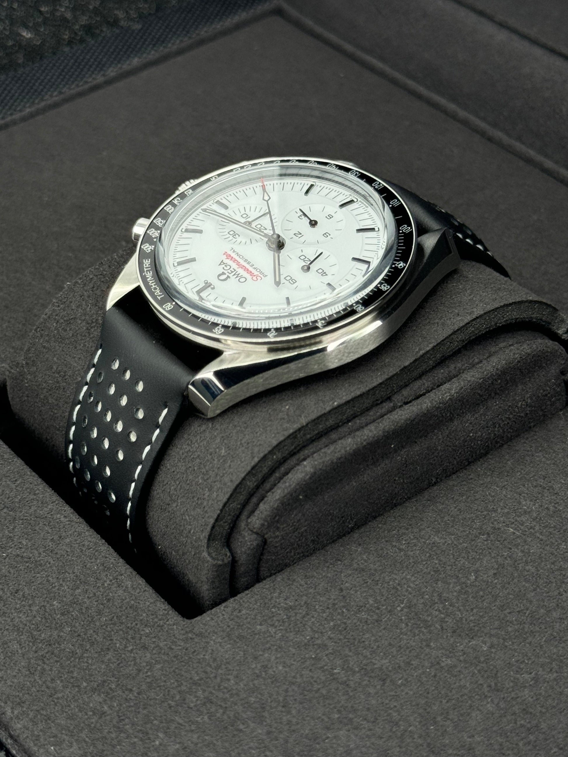 NEW 2024 Omega Speedmaster Professional 42mm 31032425004002 White Dial - MyWatchLLC