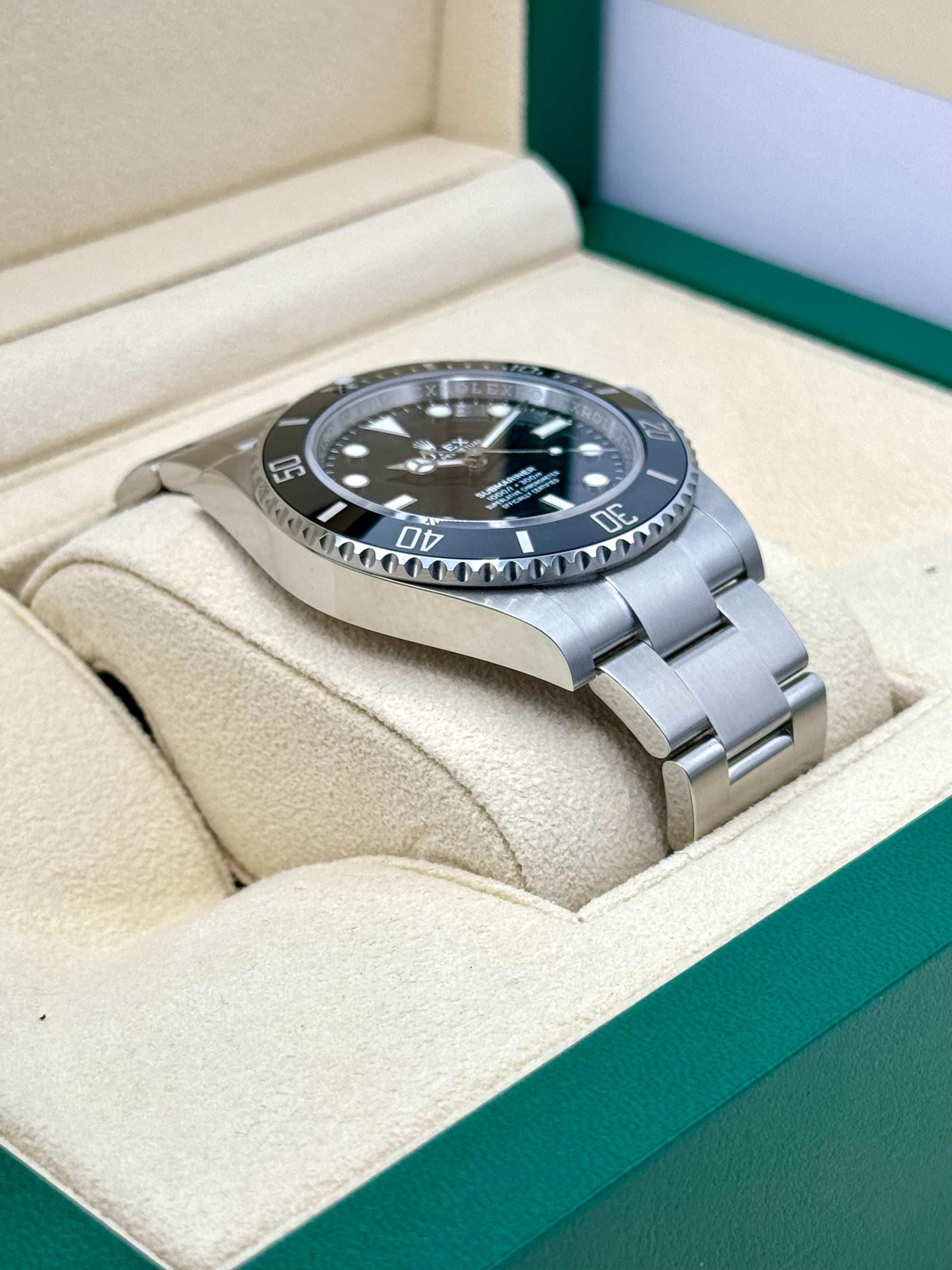 NEW 2024 Rolex Submariner 41mm 124060 Stainless Steel Black Dial - MyWatchLLC