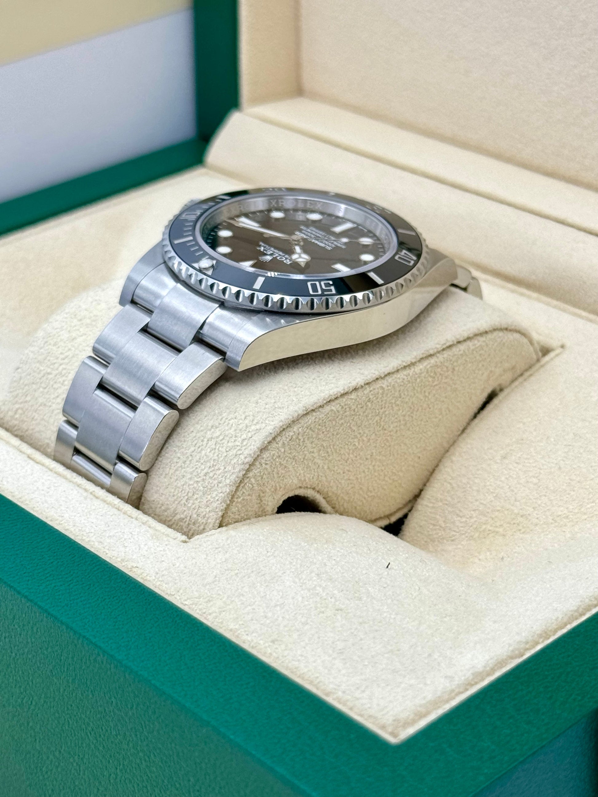 NEW 2024 Rolex Submariner 41mm 124060 Stainless Steel Black Dial - MyWatchLLC