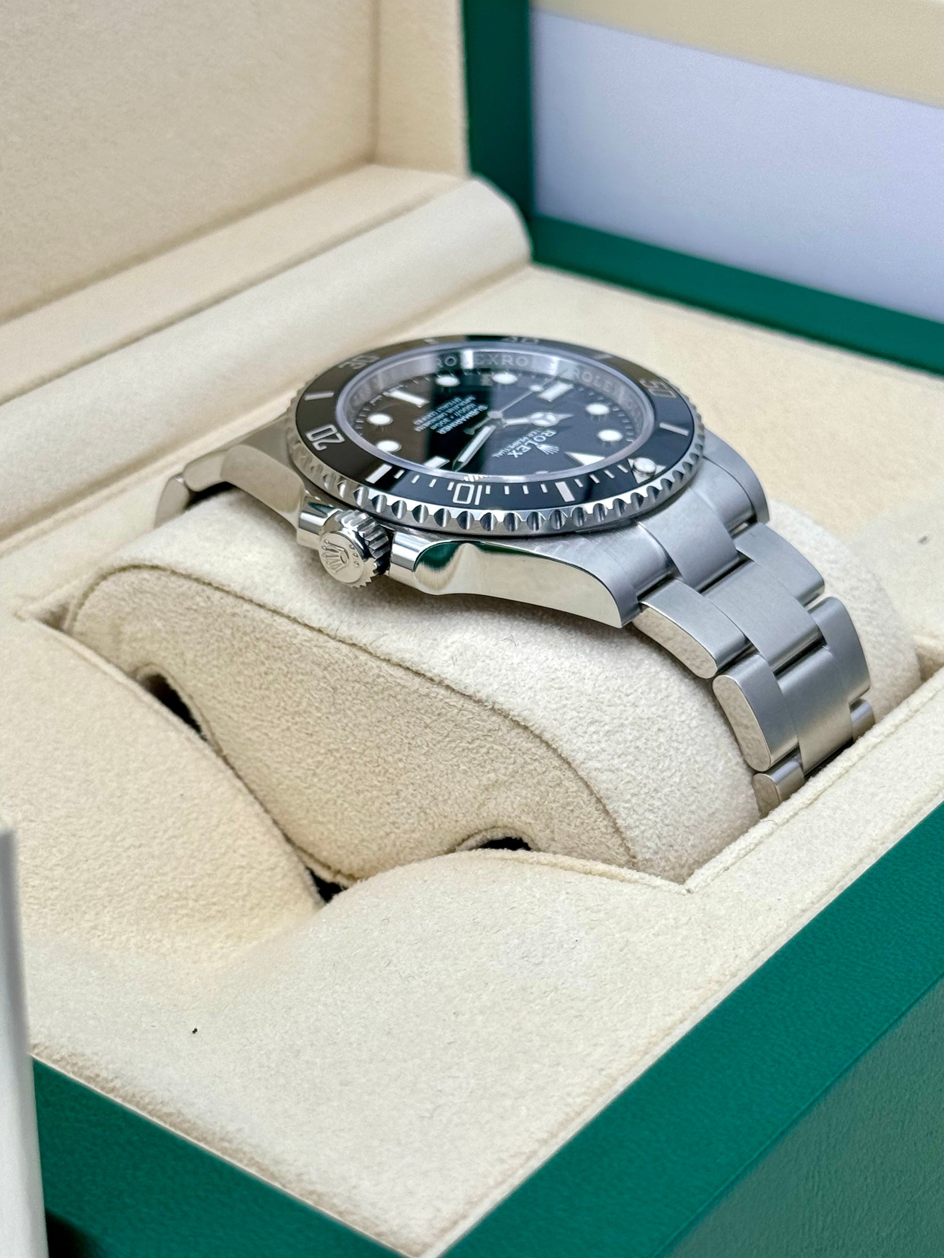 NEW 2024 Rolex Submariner 41mm 124060 Stainless Steel Black Dial - MyWatchLLC