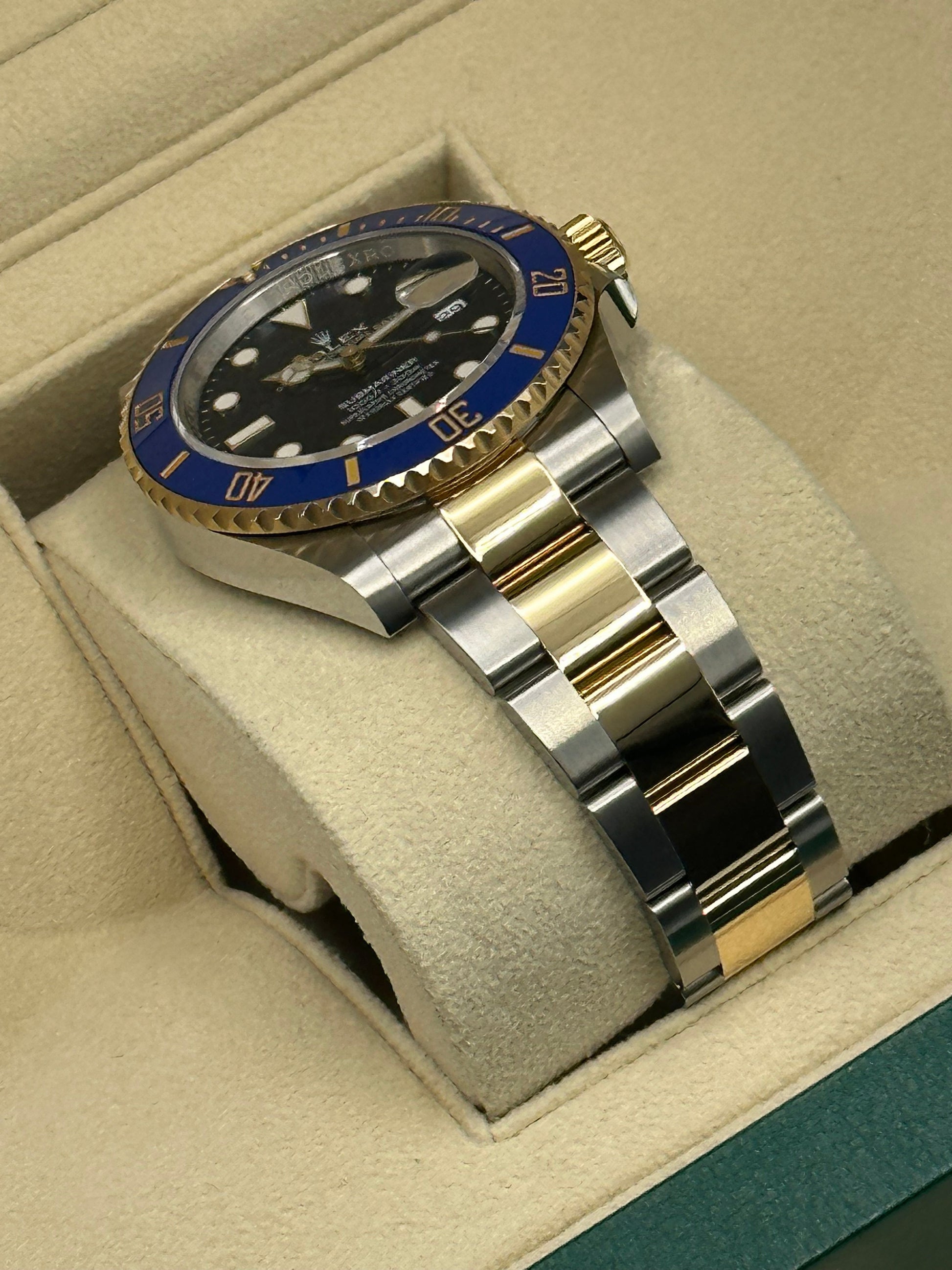 2023 Rolex Submariner Date “Bluesyâ€?41mm 126613LB Two-Tone Blue Dial - MyWatchLLC