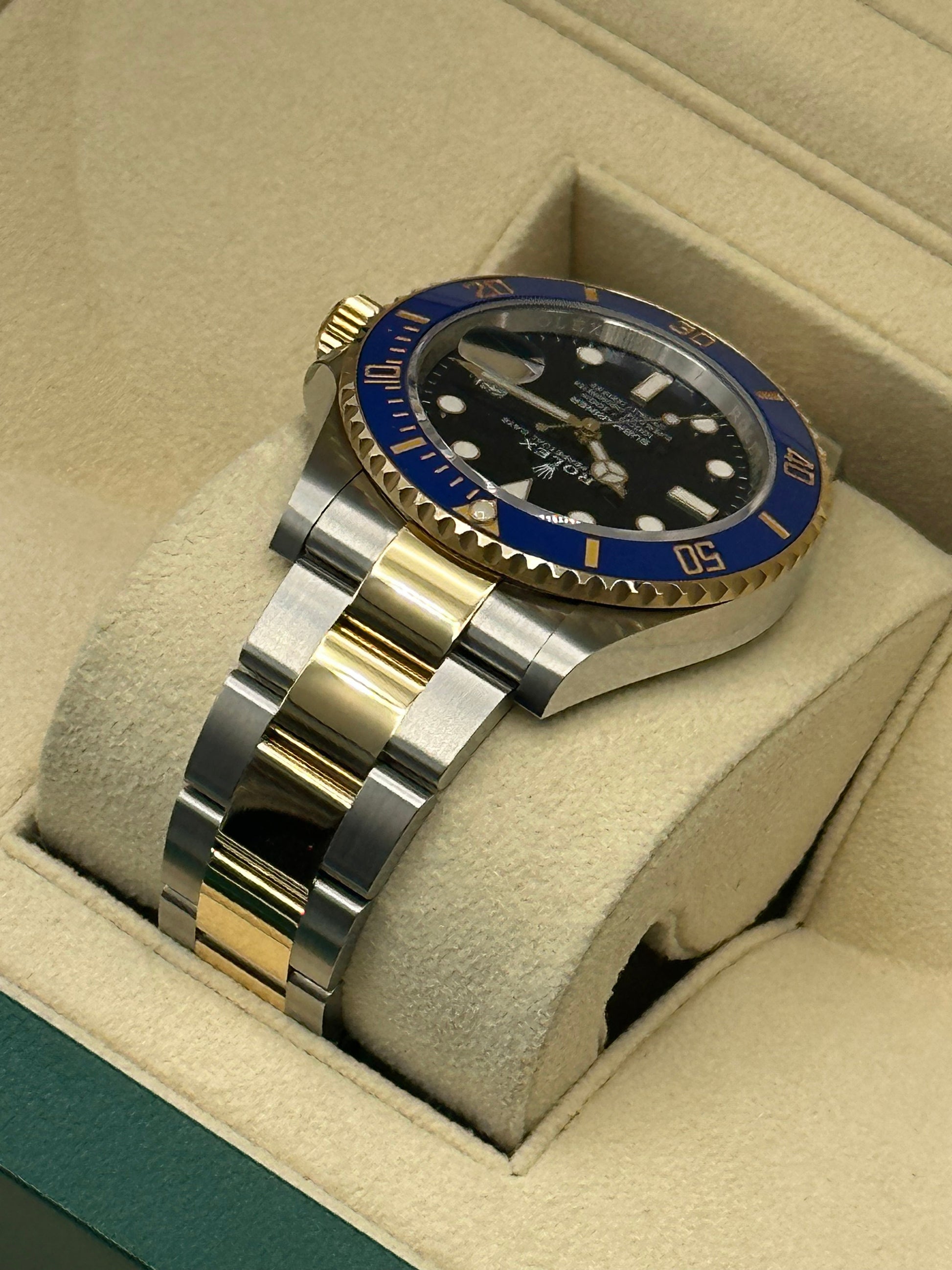 2023 Rolex Submariner Date “Bluesyâ€?41mm 126613LB Two-Tone Blue Dial - MyWatchLLC
