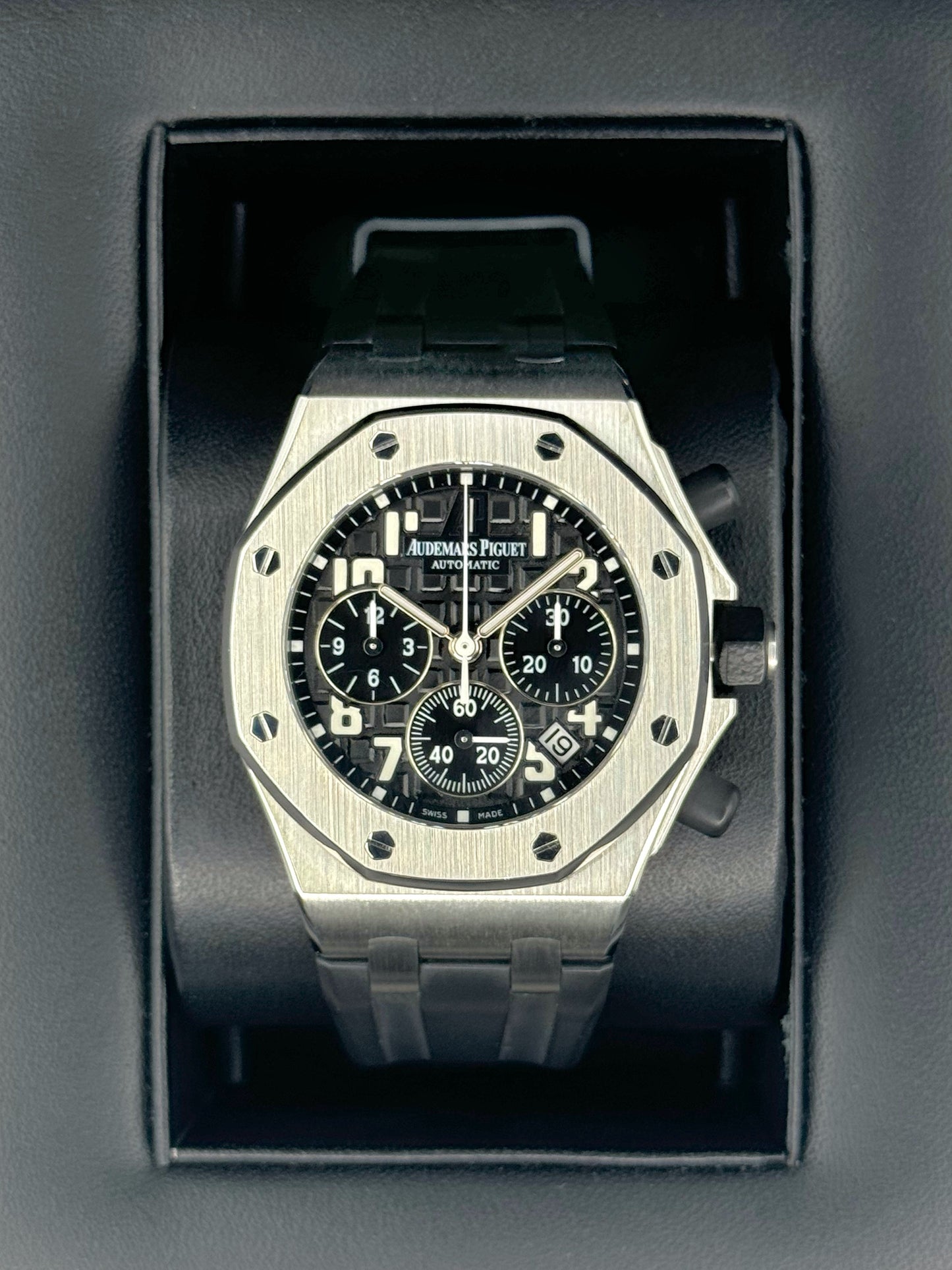 2010 Audemars Piguet Royal Oak Offshore 37mm 26283ST Black Dial - MyWatchLLC